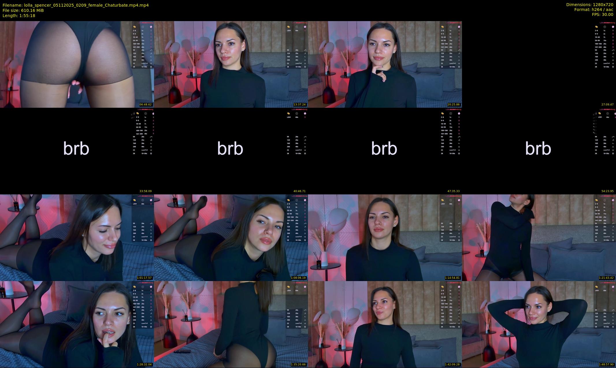 lolla_spencer — 116 minute Chaturbate female cam show recording, 720p, Nov 5, 2025