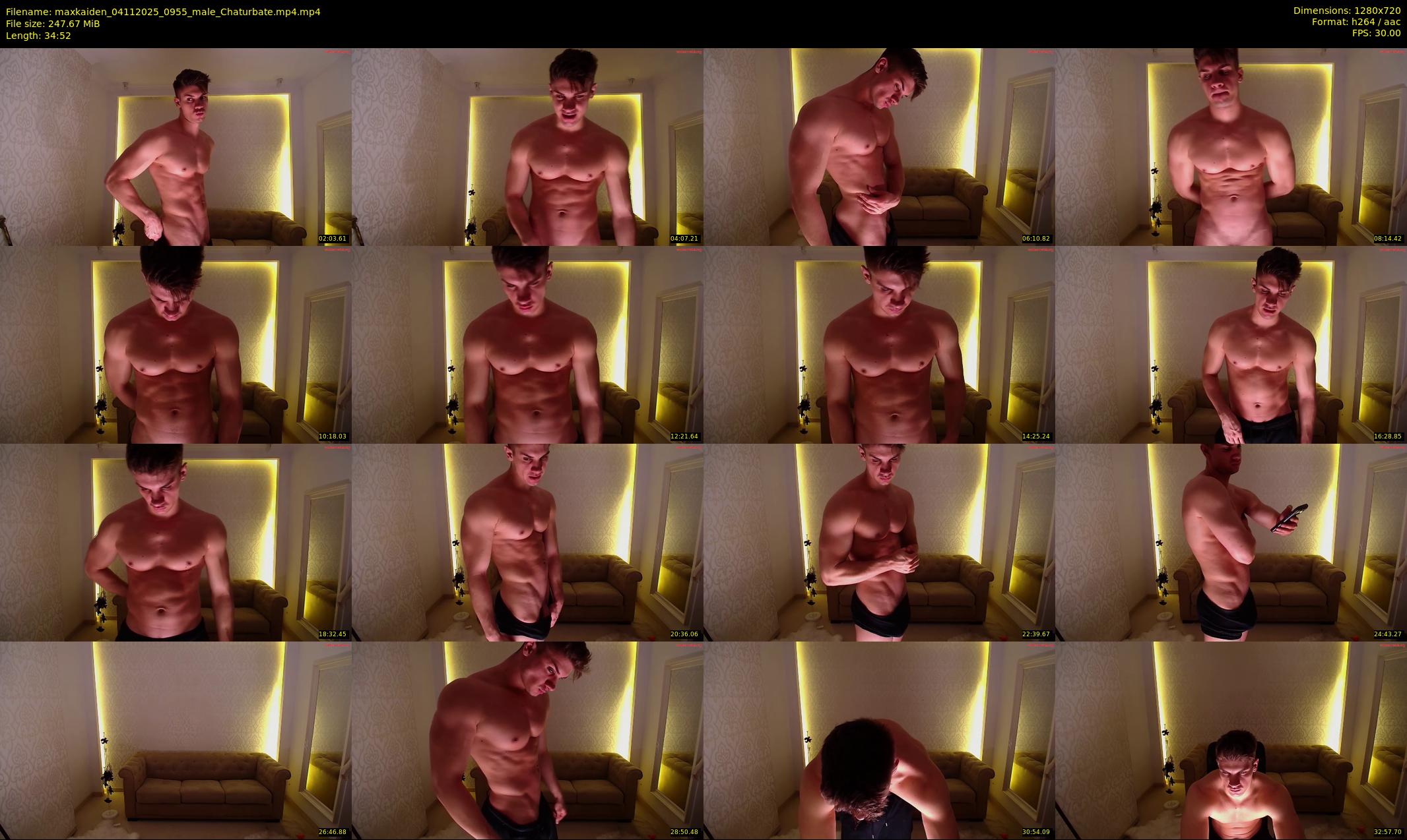 maxkaiden — 35 minute Chaturbate male cam show recording, 720p, Nov 4, 2025