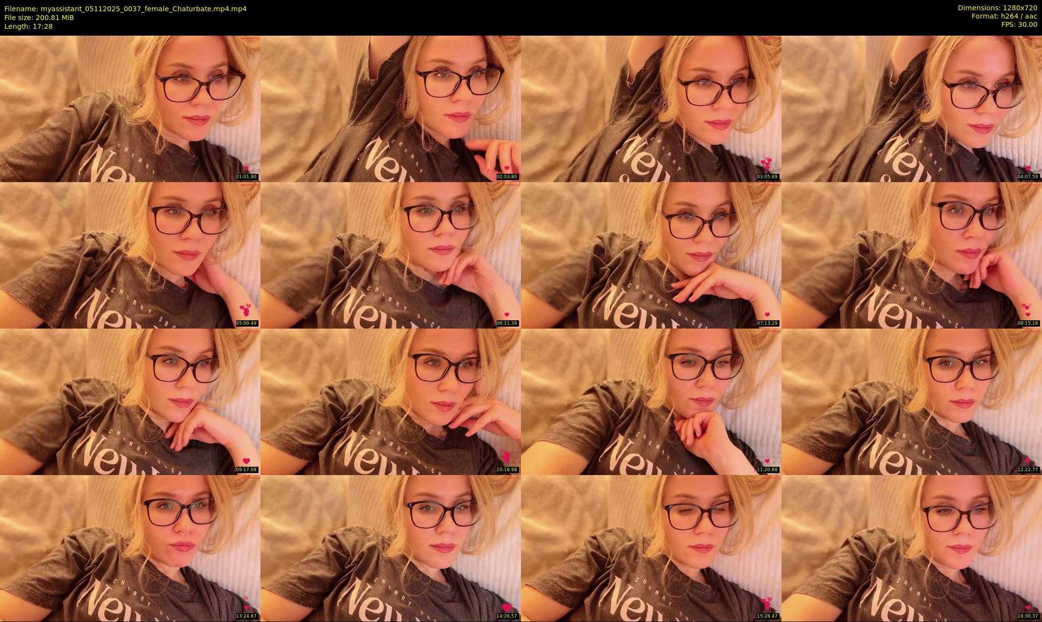 myassistant — 18 minute Chaturbate female cam show recording, 720p, Nov 5, 2025