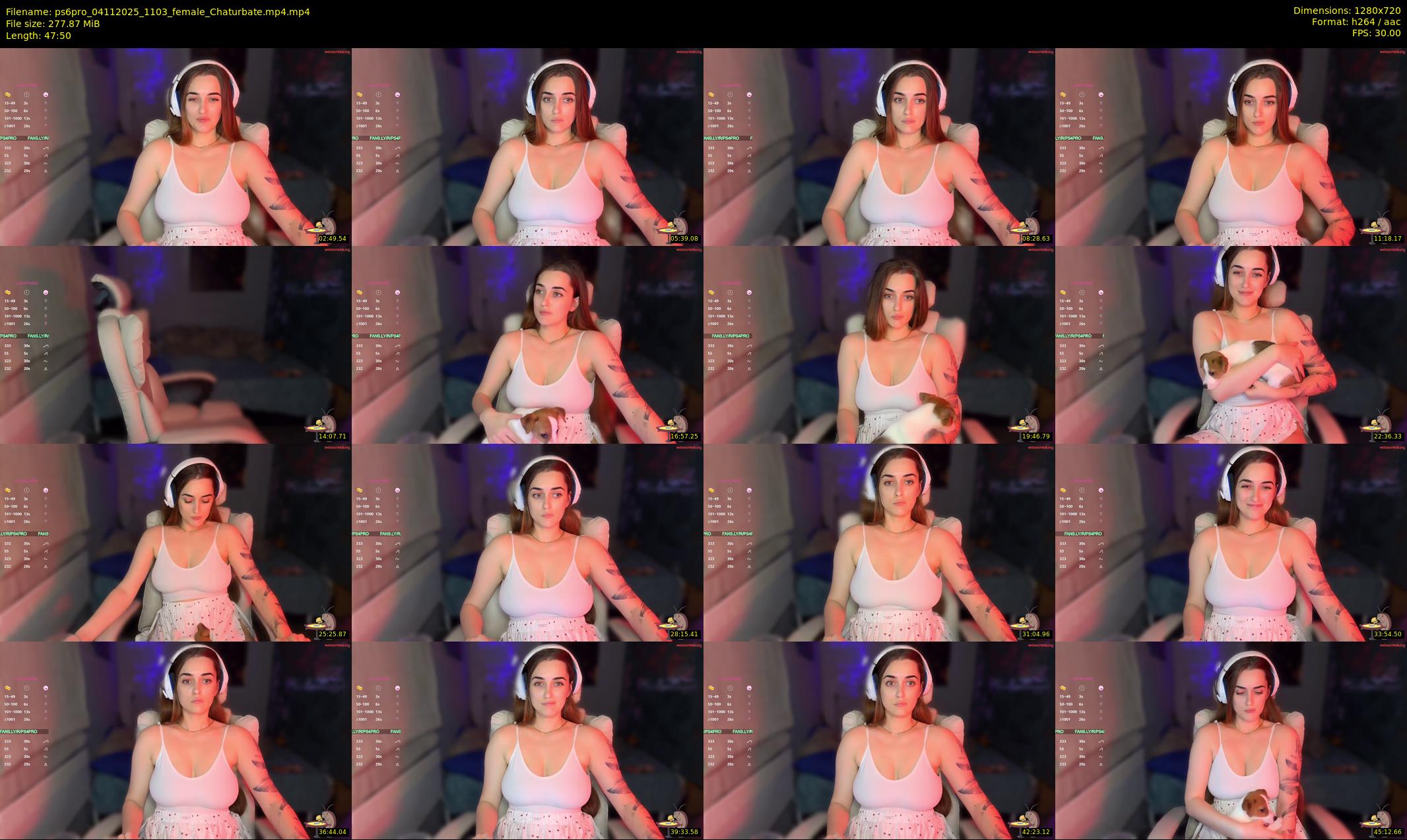 ps6pro — 48 minute Chaturbate female cam show recording, 720p, Nov 4, 2025