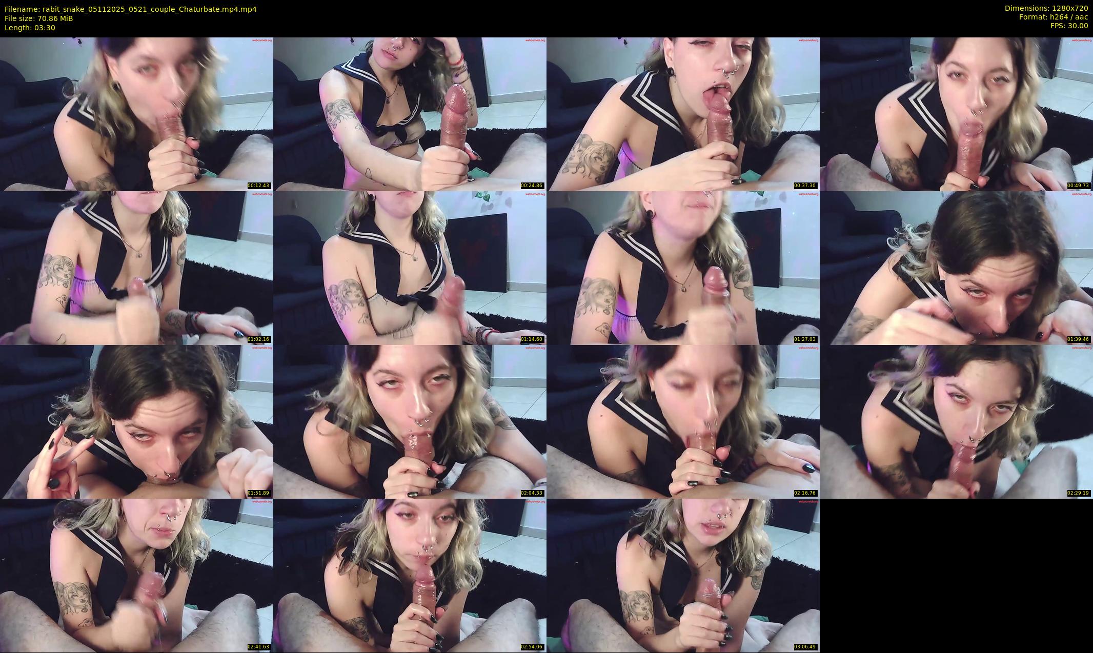 rabit_snake — 4 minute Chaturbate couple cam show recording, 720p, Nov 5, 2025