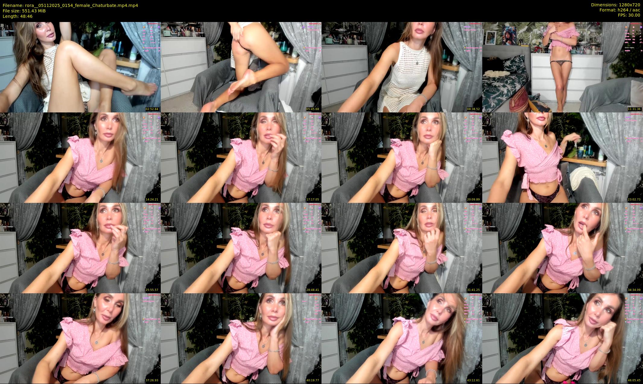 rora_ — 49 minute Chaturbate female cam show recording, 720p, Nov 5, 2025