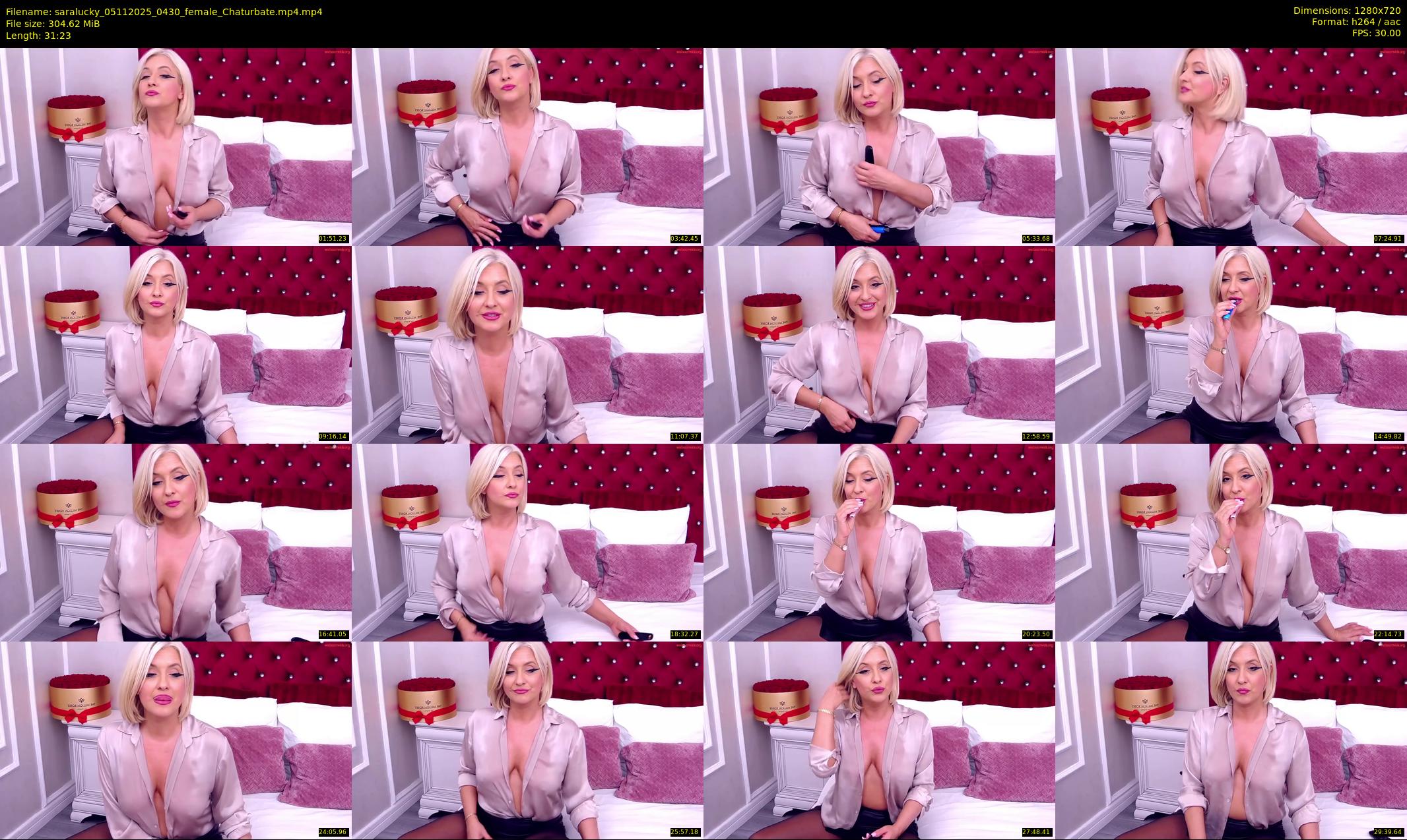 saralucky — 32 minute Chaturbate female cam show recording, 720p, Nov 5, 2025