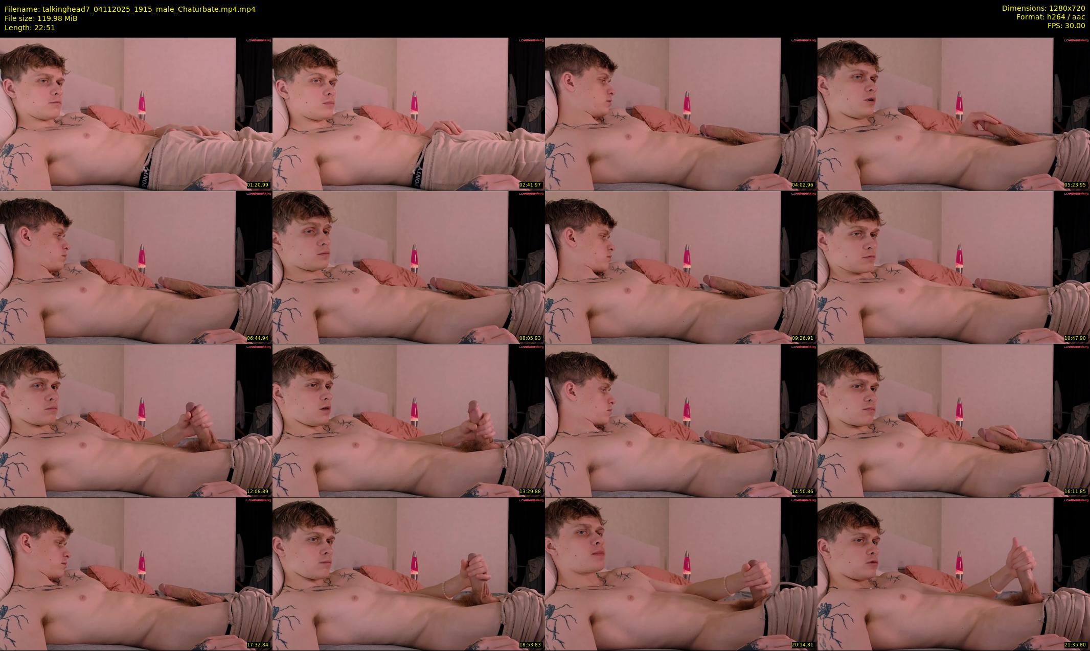 talkinghead7 — 23 minute Chaturbate male cam show recording, 720p, Nov 4, 2025