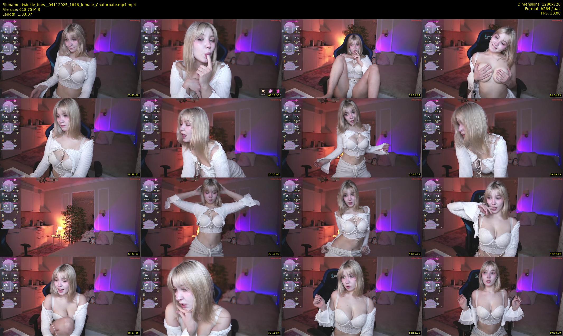 twinkle_toes_ — 64 minute Chaturbate female cam show recording, 720p, Nov 4, 2025