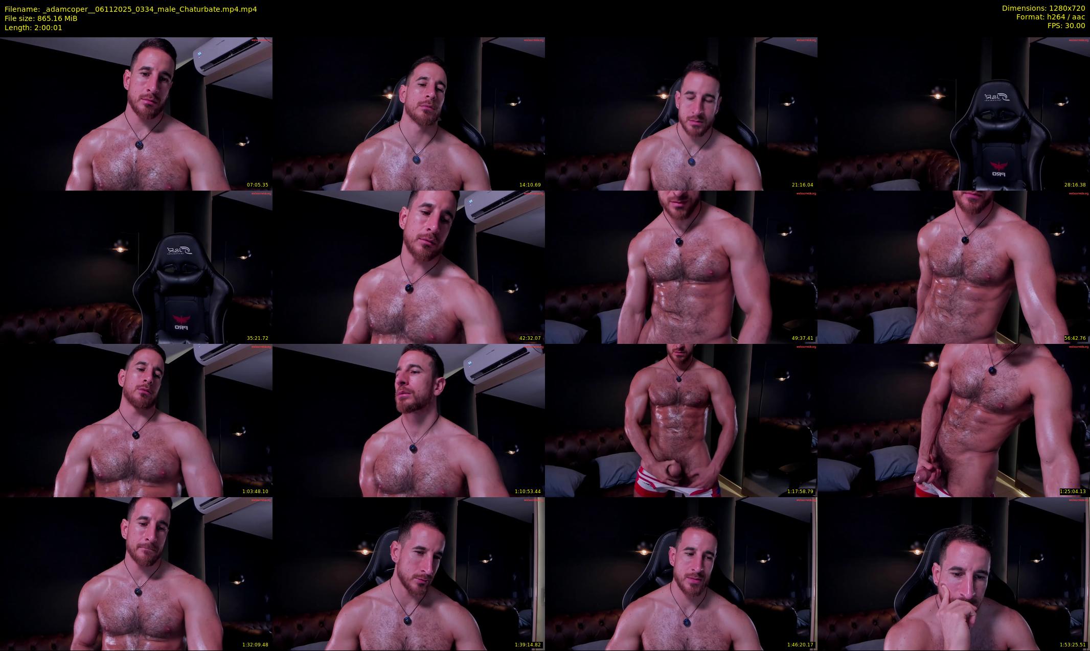 _adamcoper_ — 121 minute Chaturbate male cam show recording, 720p, Nov 6, 2025