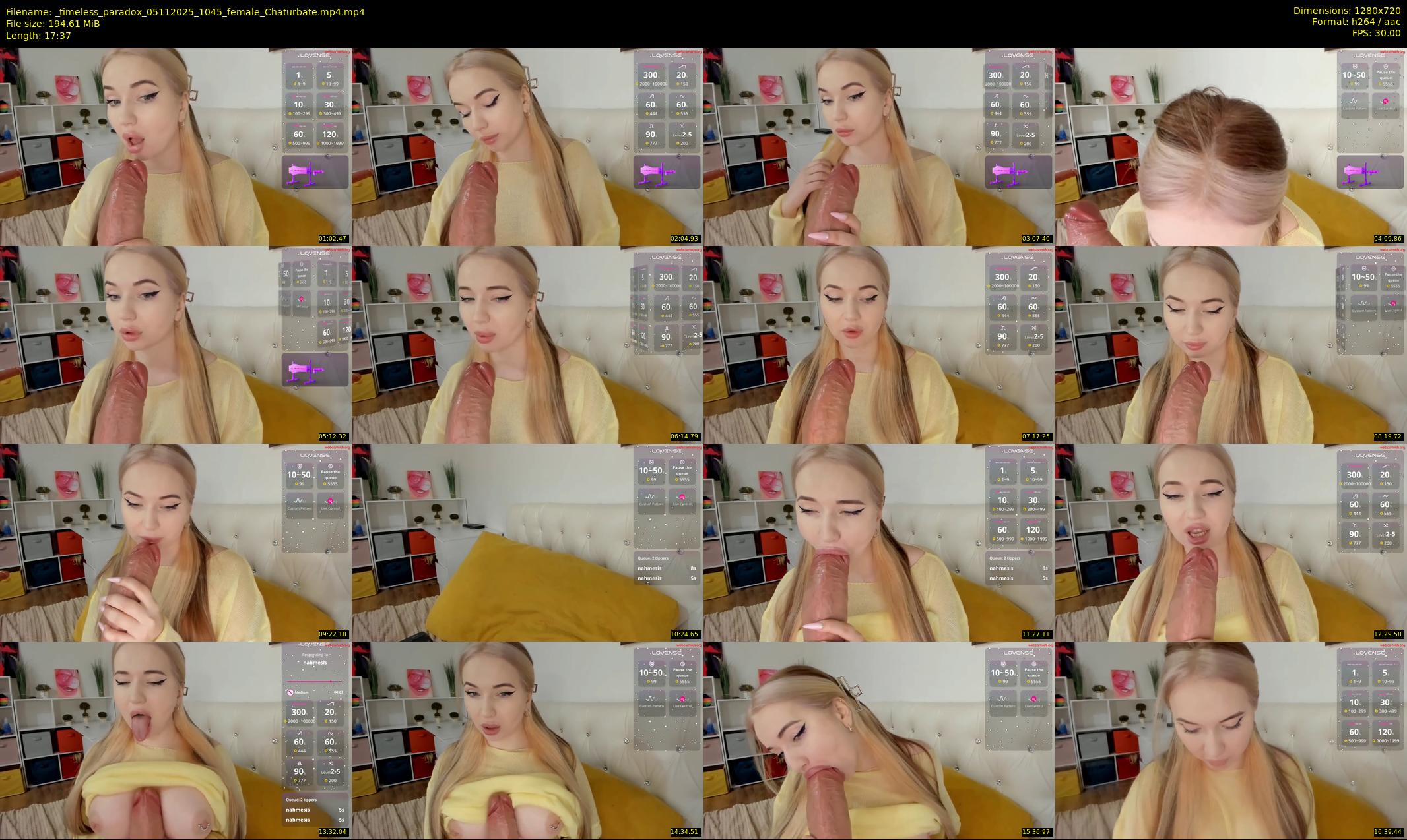 _timeless_paradox — 18 minute Chaturbate female cam show recording, 720p, Nov 5, 2025