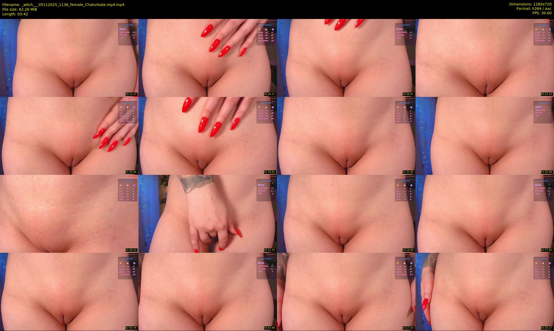_witch__ — 4 minute Chaturbate female cam show recording, 720p, Nov 5, 2025