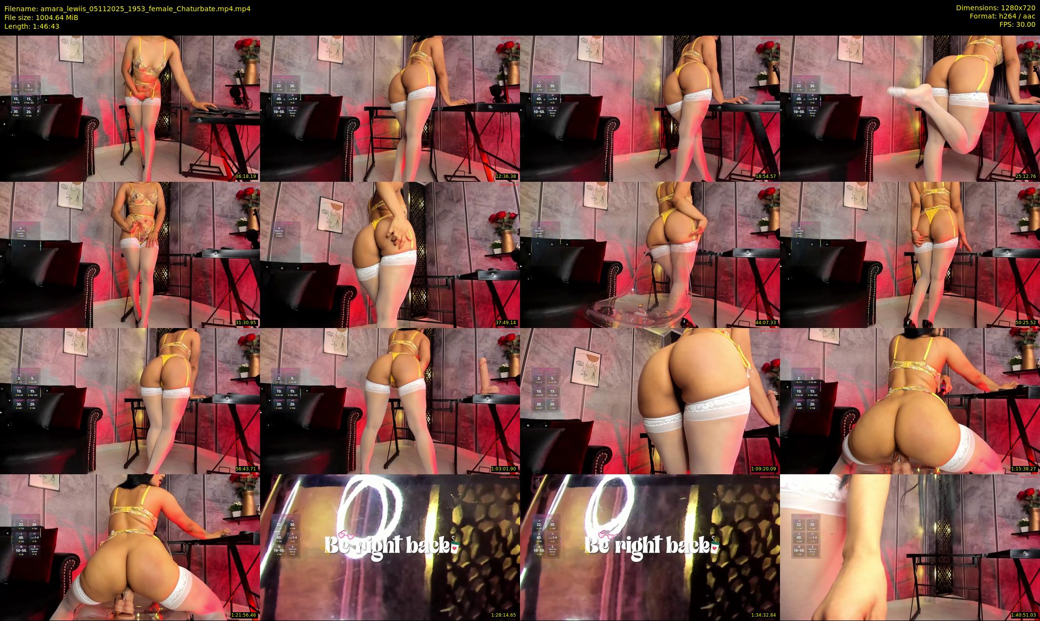 amara_lewiis — 107 minute Chaturbate female cam show recording, 720p, Nov 5, 2025
