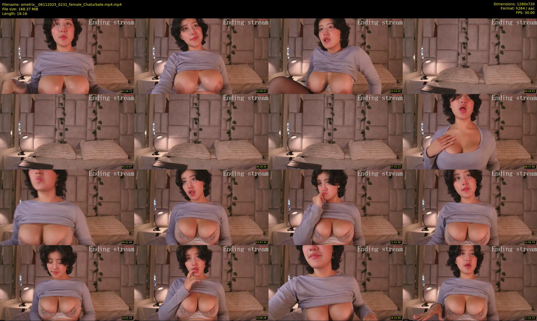 ametrix_ — 19 minute Chaturbate female cam show recording, 720p, Nov 6, 2025