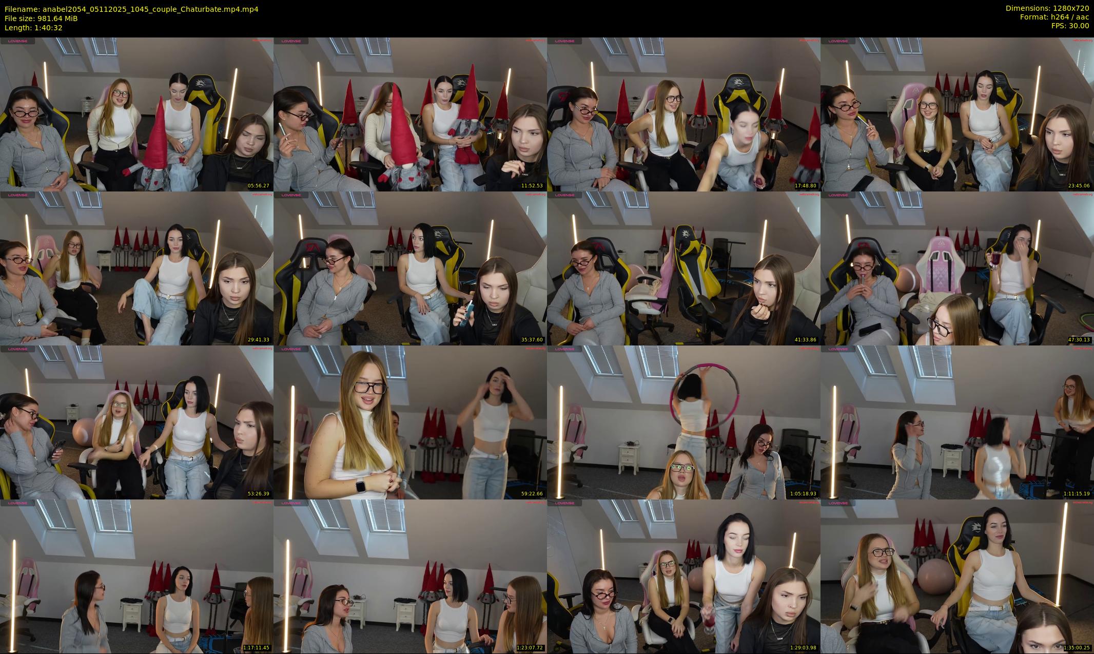 anabel2054 — 101 minute Chaturbate female cam show recording, 720p, Nov 5, 2025