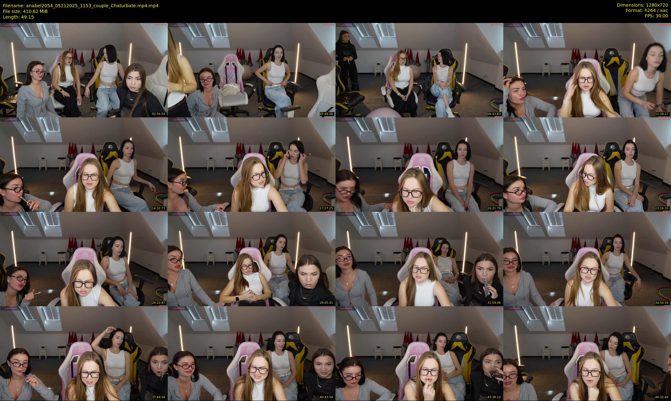 anabel2054 — 50 minute Chaturbate female cam show recording, 720p, Nov 5, 2025