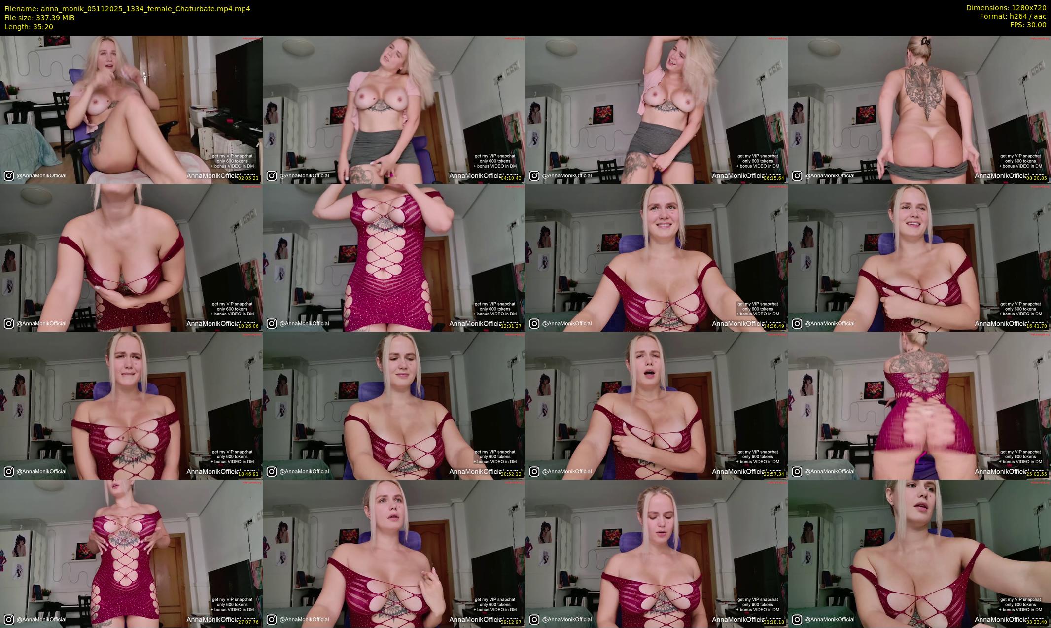 anna_monik — 36 minute Chaturbate couple cam show recording, 720p, Nov 5, 2025