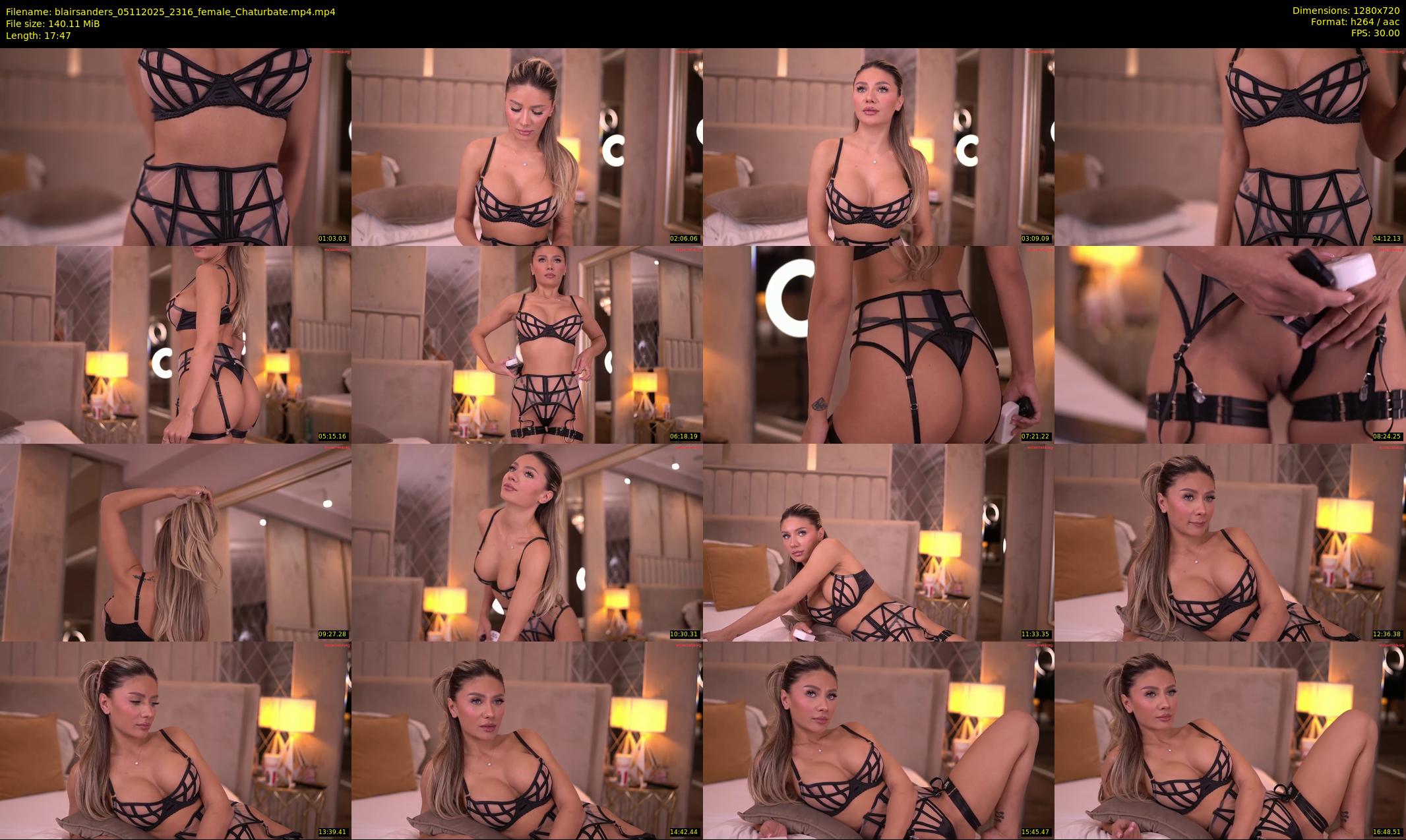 blairsanders — 18 minute Chaturbate female cam show recording, 720p, Nov 5, 2025