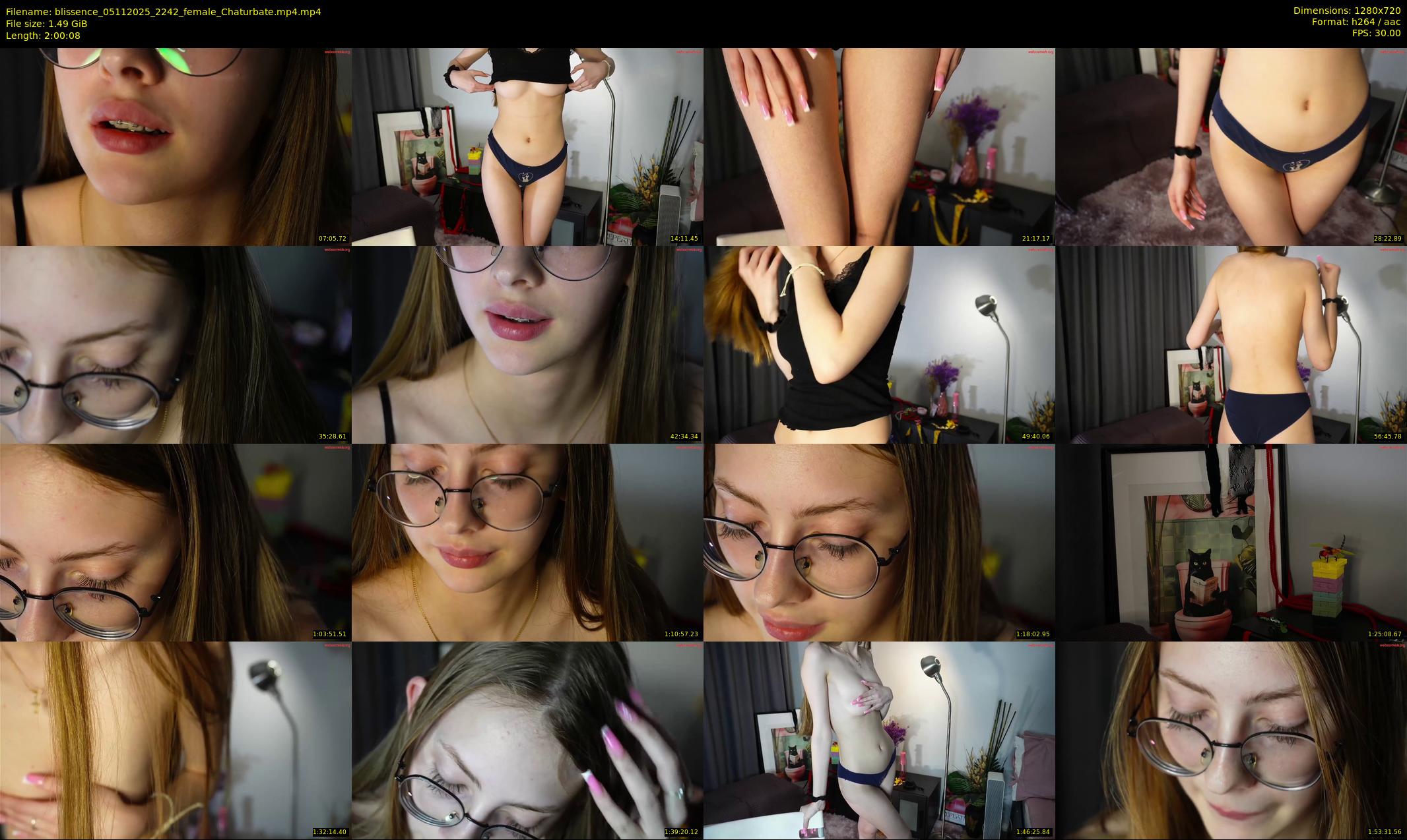 blissence — 121 minute Chaturbate female cam show recording, 720p, Nov 5, 2025