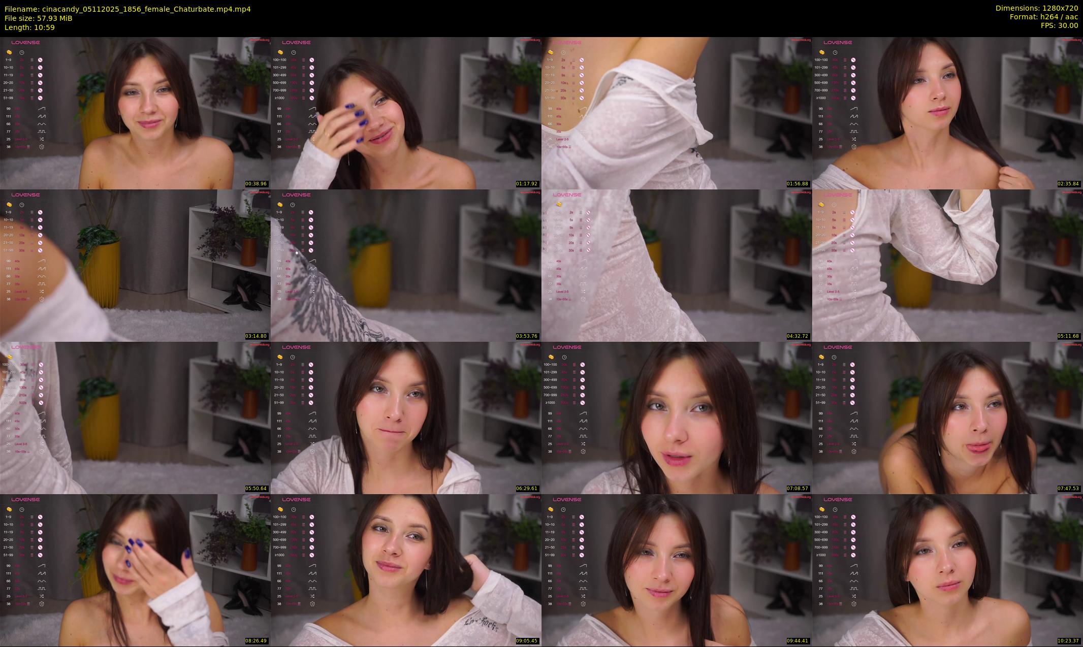 cinacandy — 11 minute Chaturbate female cam show recording, 720p, Nov 5, 2025