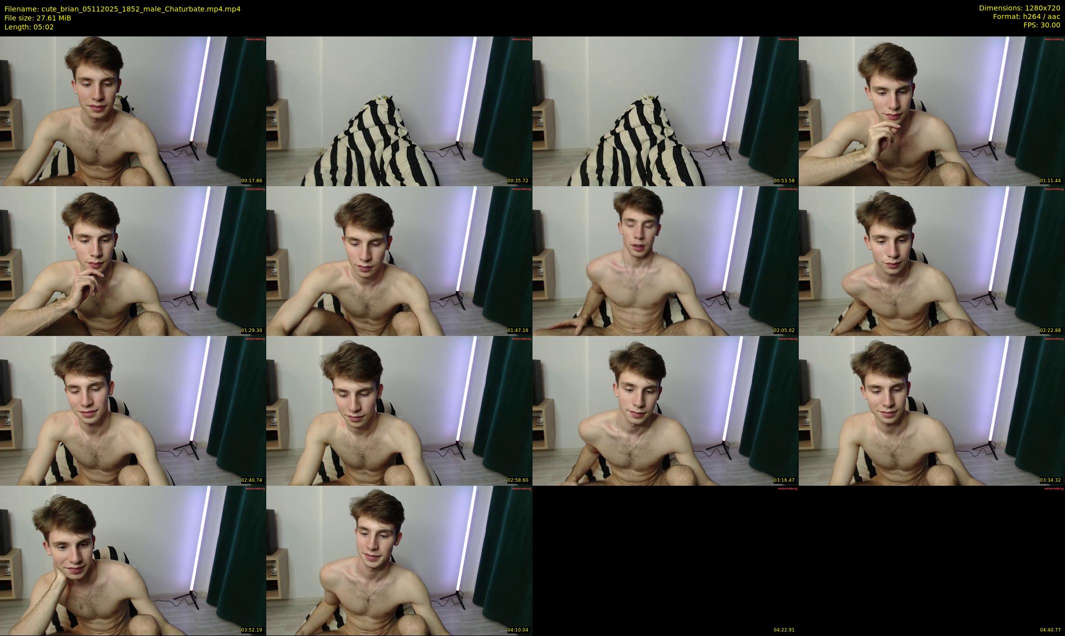 cute_brian — 6 minute Chaturbate male cam show recording, 720p, Nov 5, 2025