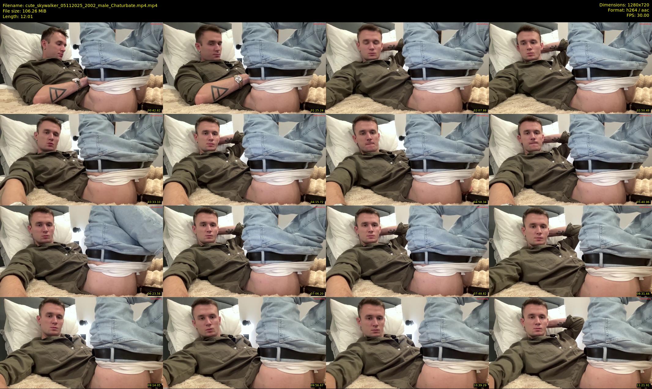 cute_skywalker — 13 minute Chaturbate male cam show recording, 720p, Nov 5, 2025