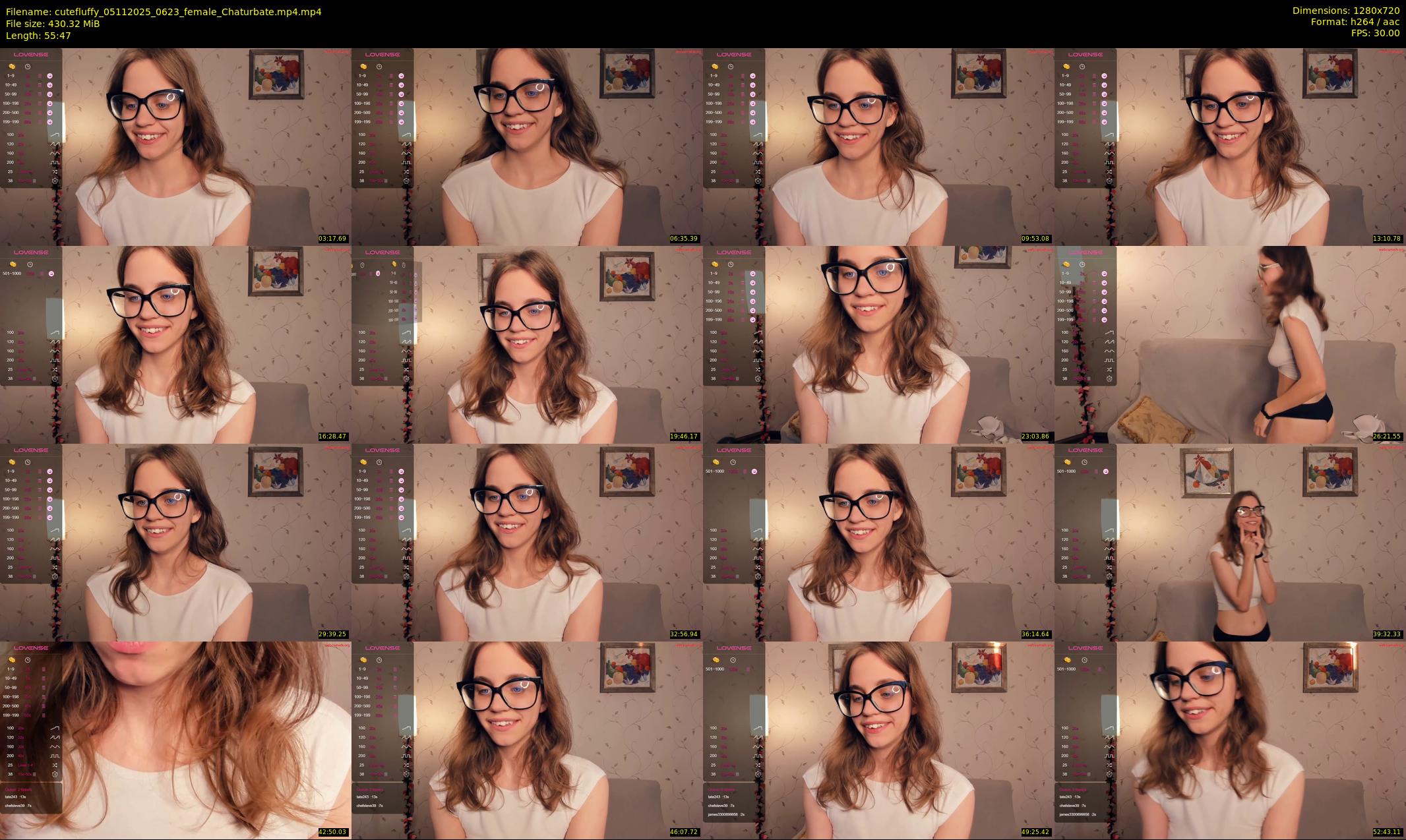 cutefluffy — 56 minute Chaturbate female cam show recording, 720p, Nov 5, 2025
