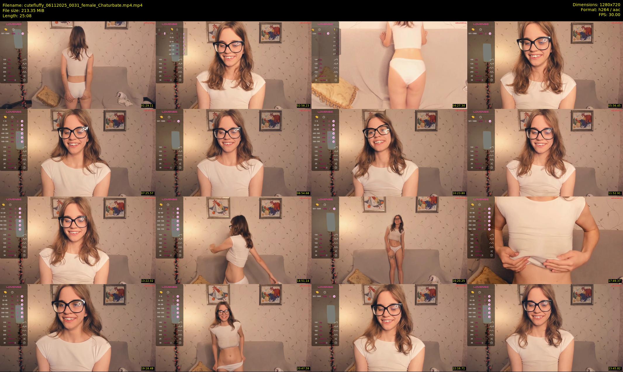 cutefluffy — 26 minute Chaturbate female cam show recording, 720p, Nov 6, 2025