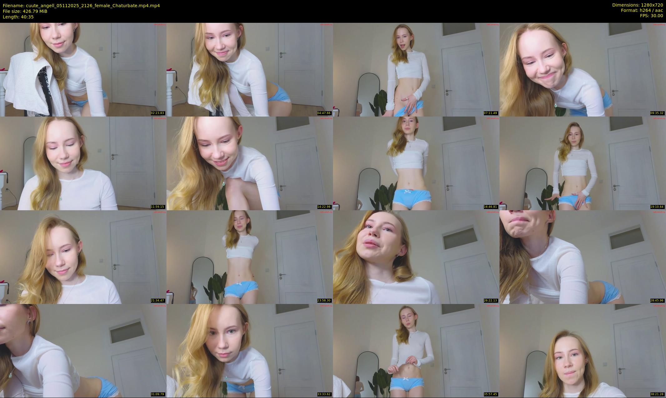 cuute_angell — 41 minute Chaturbate female cam show recording, 720p, Nov 5, 2025