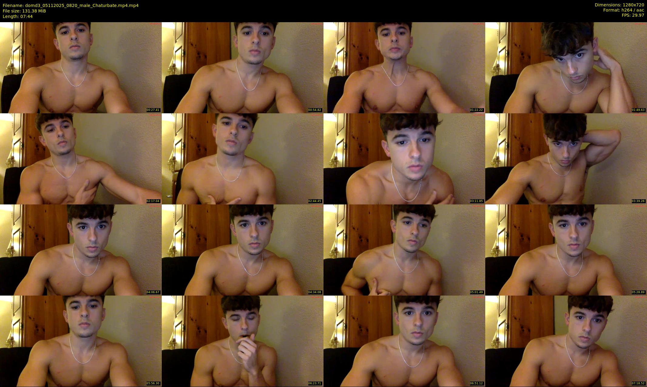 domd3 — 8 minute Chaturbate male cam show recording, 720p, Nov 5, 2025