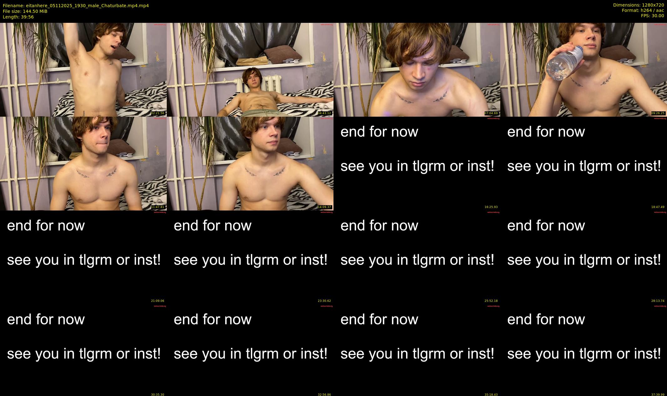 eitanhere — 40 minute Chaturbate male cam show recording, 720p, Nov 5, 2025