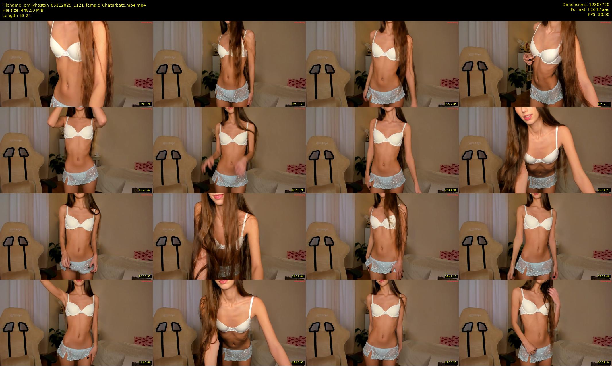 emilyhoston — 54 minute Chaturbate female cam show recording, 720p, Nov 5, 2025