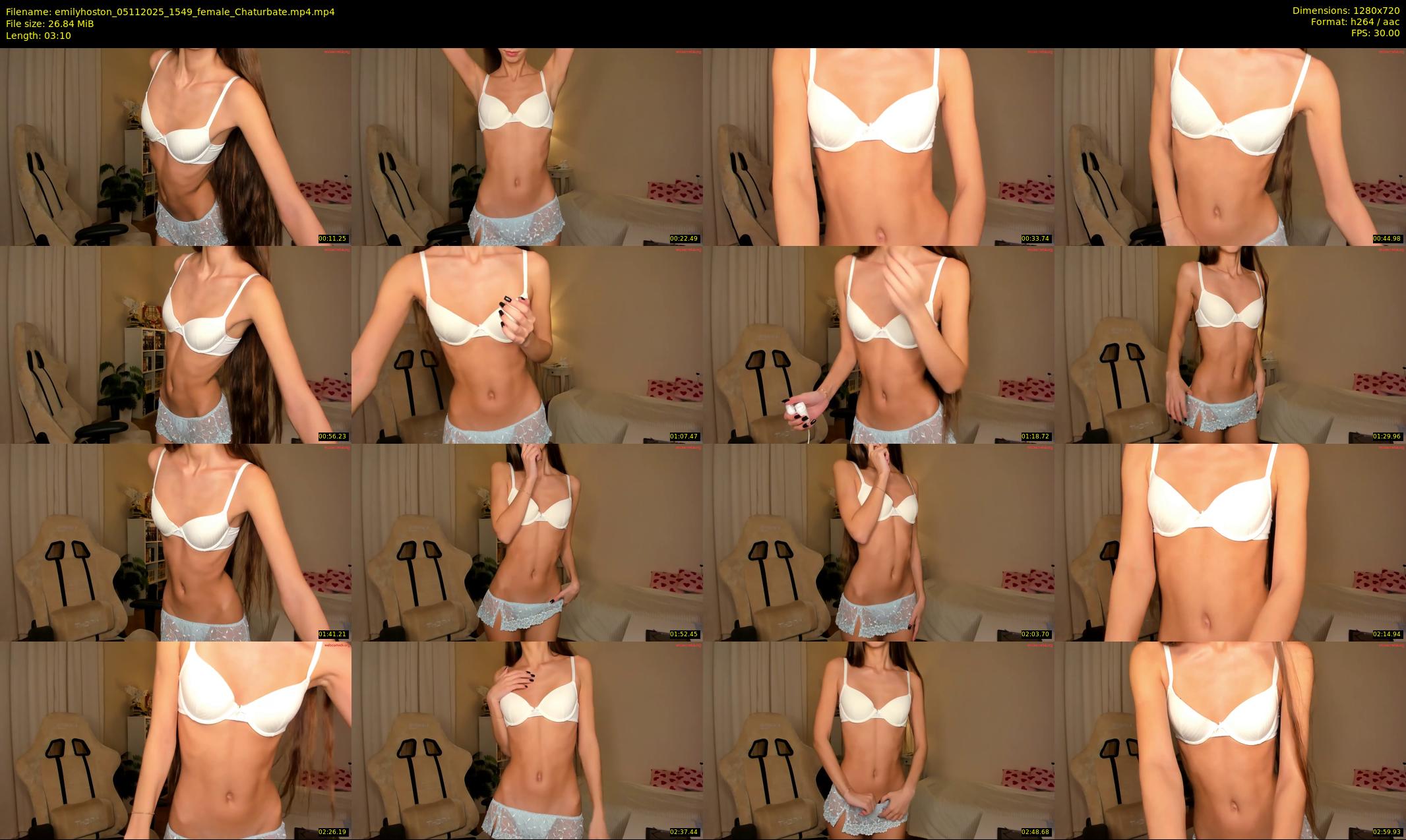 emilyhoston — 4 minute Chaturbate female cam show recording, 720p, Nov 5, 2025