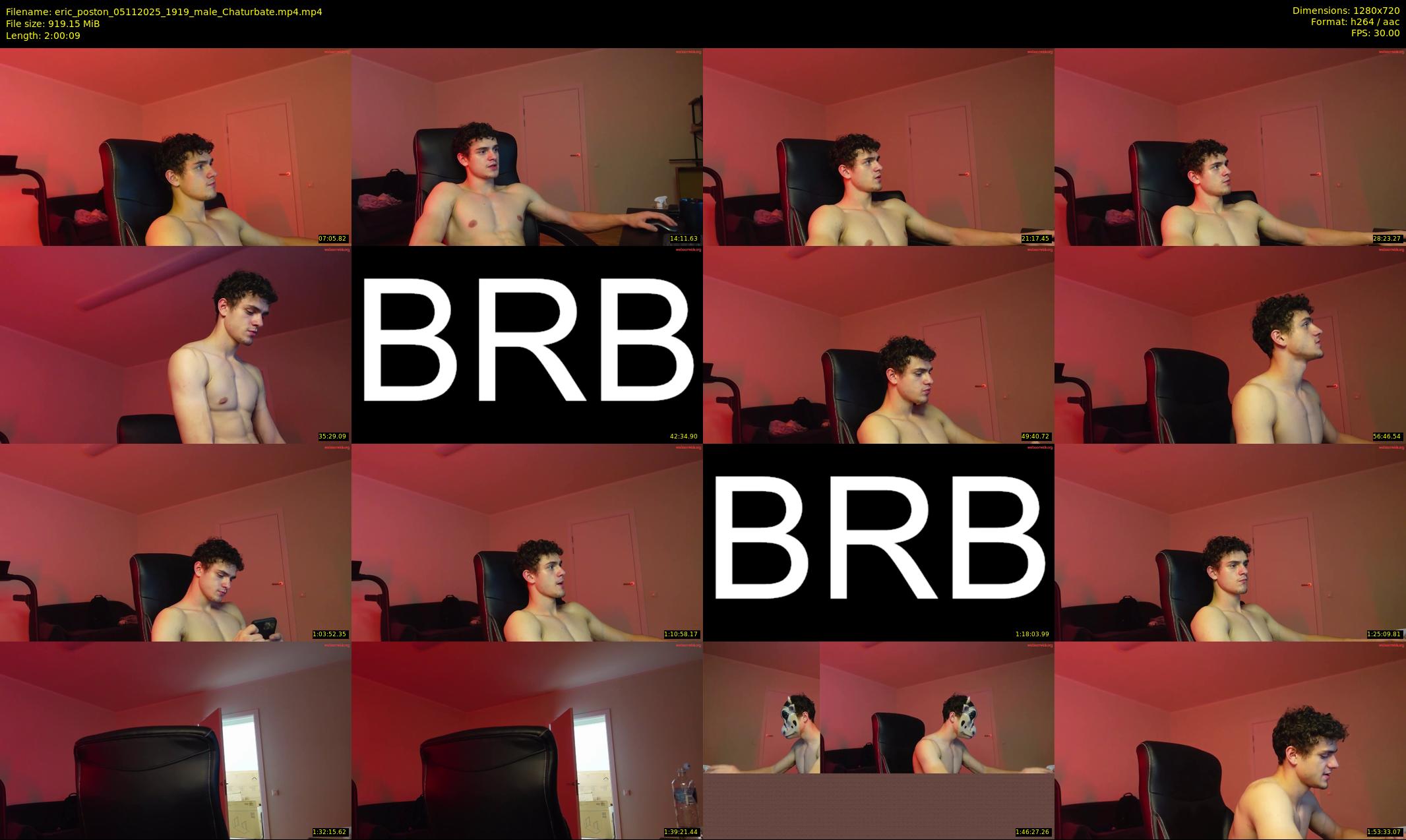 eric_poston — 121 minute Chaturbate male cam show recording, 720p, Nov 5, 2025