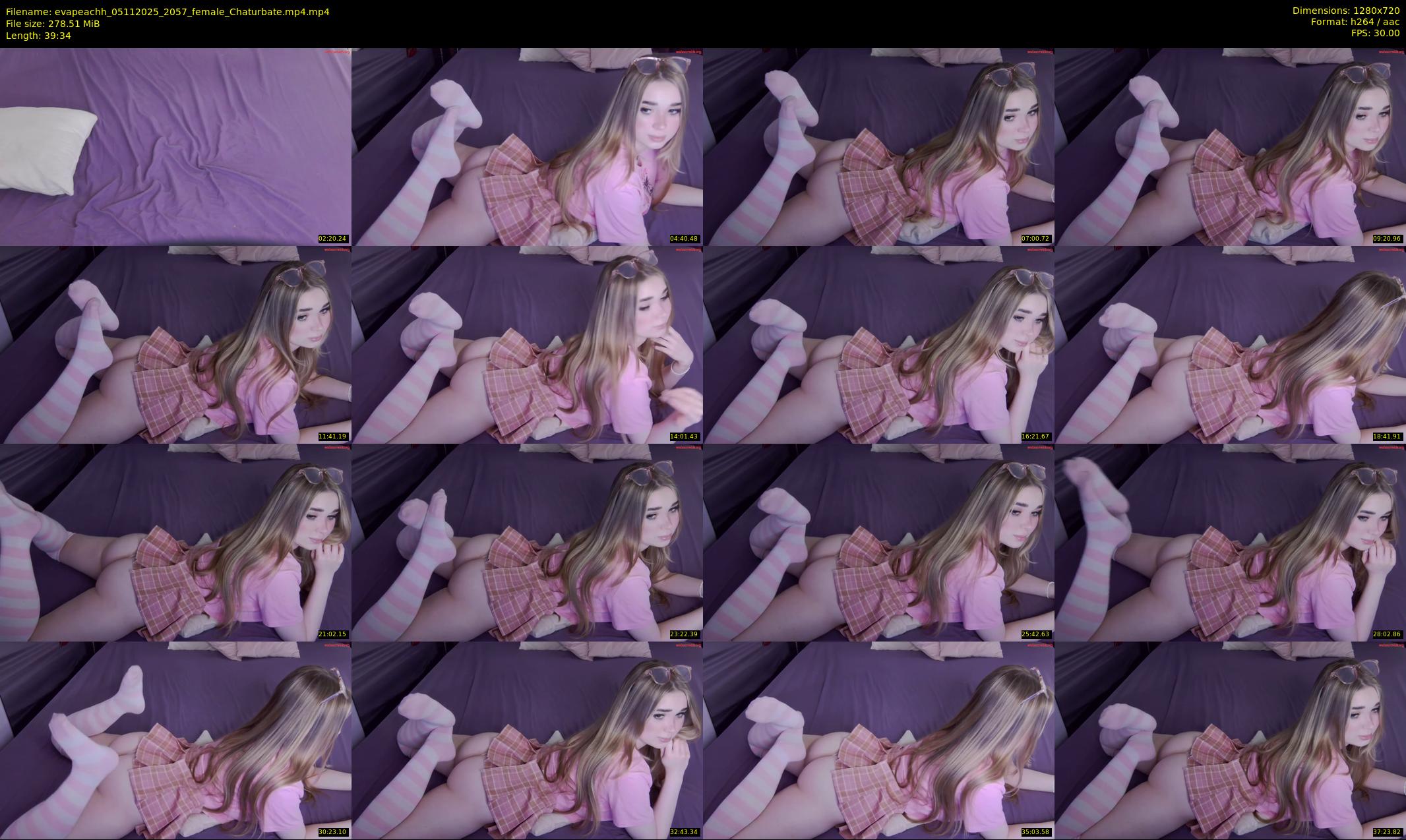 evapeachh — 40 minute Chaturbate female cam show recording, 720p, Nov 5, 2025