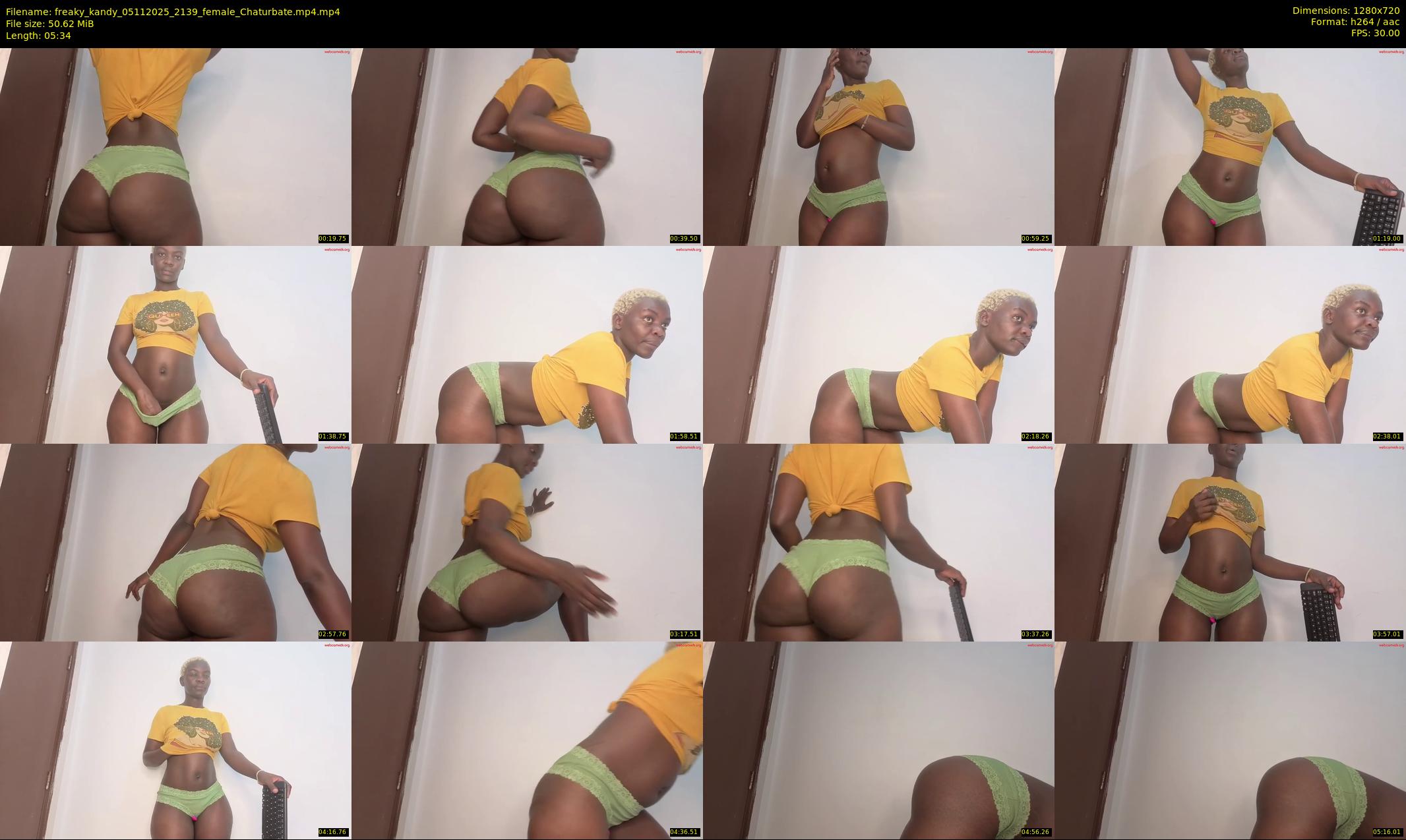 freaky_kandy — 6 minute Chaturbate female cam show recording, 720p, Nov 5, 2025