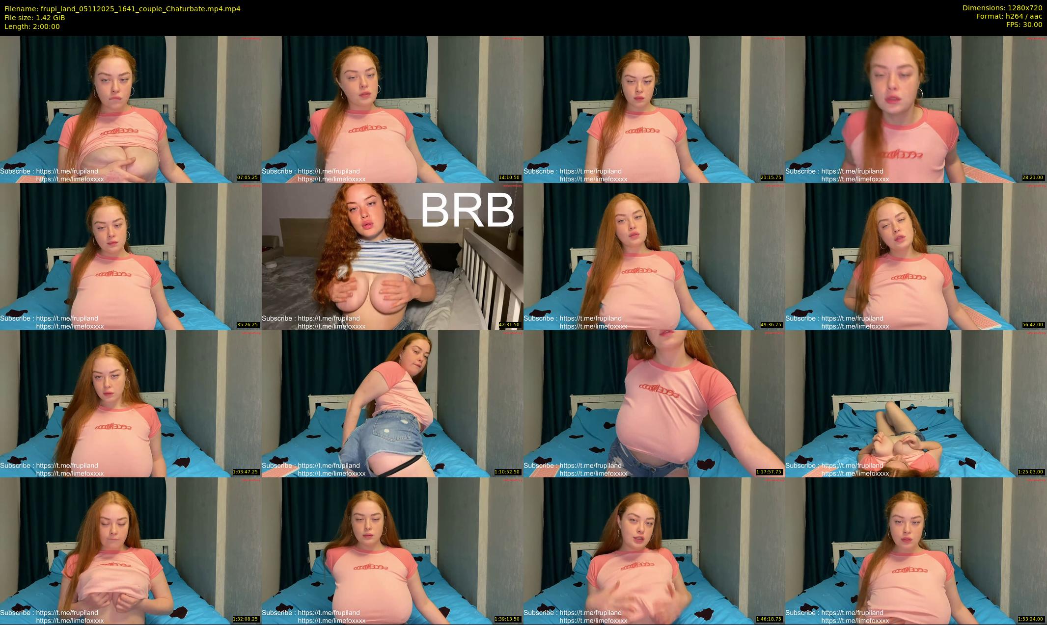 frupi_land — 120 minute Chaturbate couple cam show recording, 720p, Nov 5, 2025