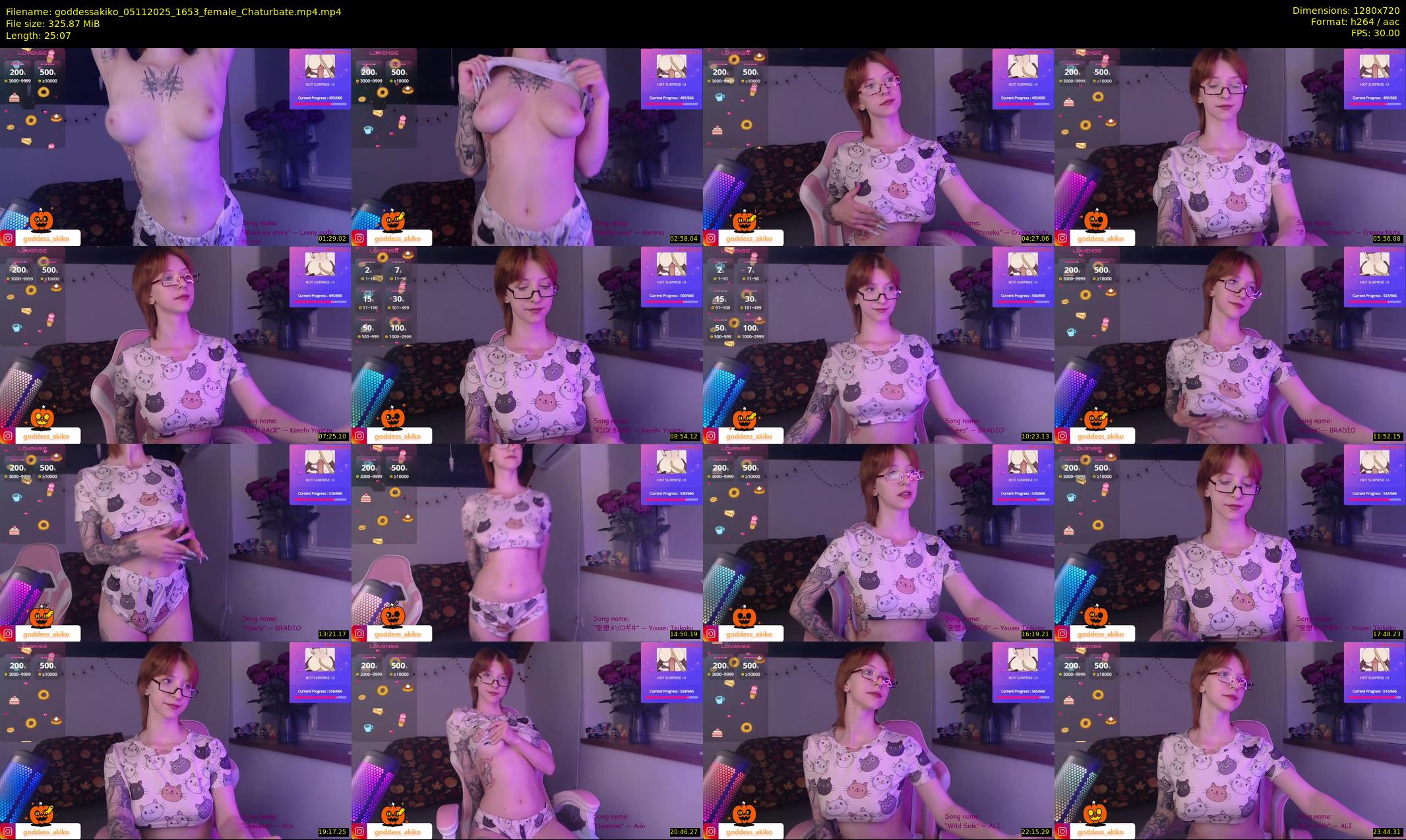 goddessakiko — 26 minute Chaturbate female cam show recording, 720p, Nov 5, 2025