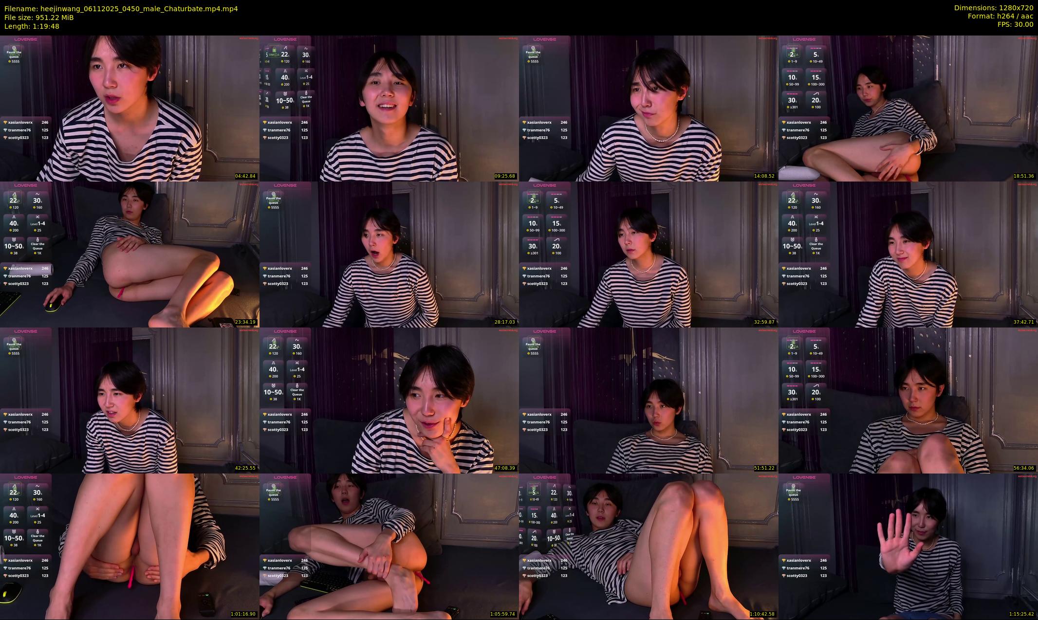 heejinwang — 80 minute Chaturbate male cam show recording, 720p, Nov 6, 2025