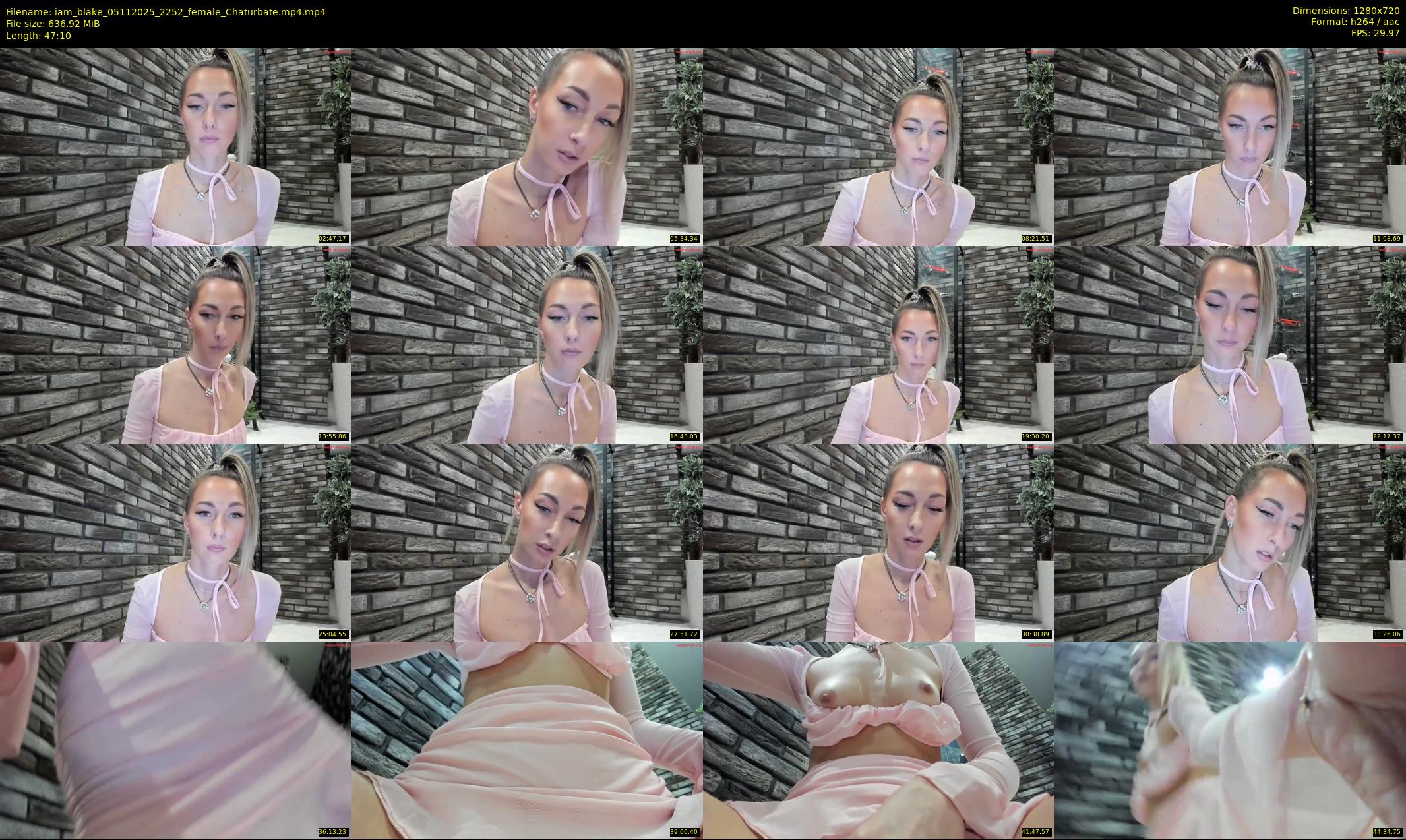 iam_blake — 48 minute Chaturbate female cam show recording, 720p, Nov 5, 2025
