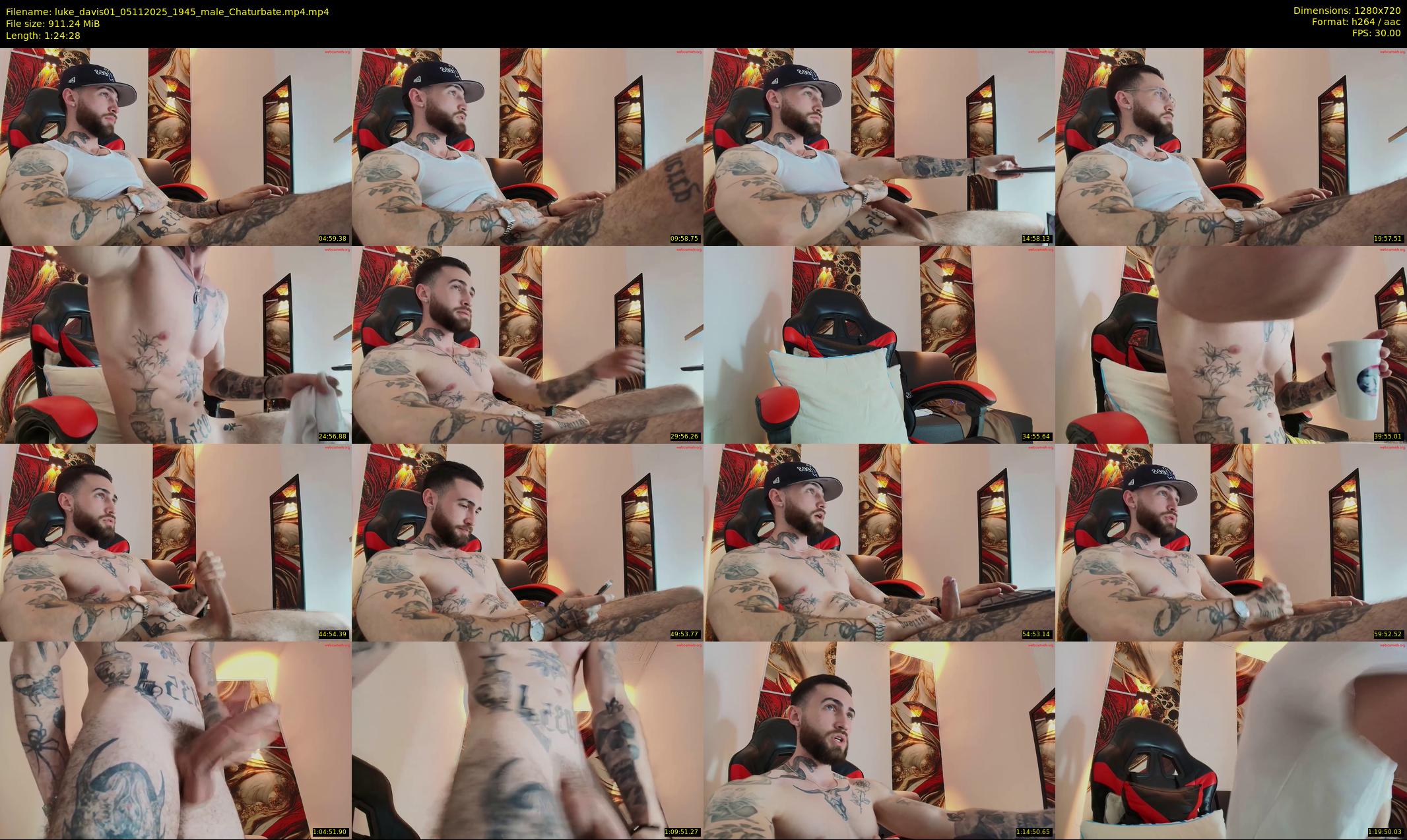 luke_davis01 — 85 minute Chaturbate male cam show recording, 720p, Nov 5, 2025