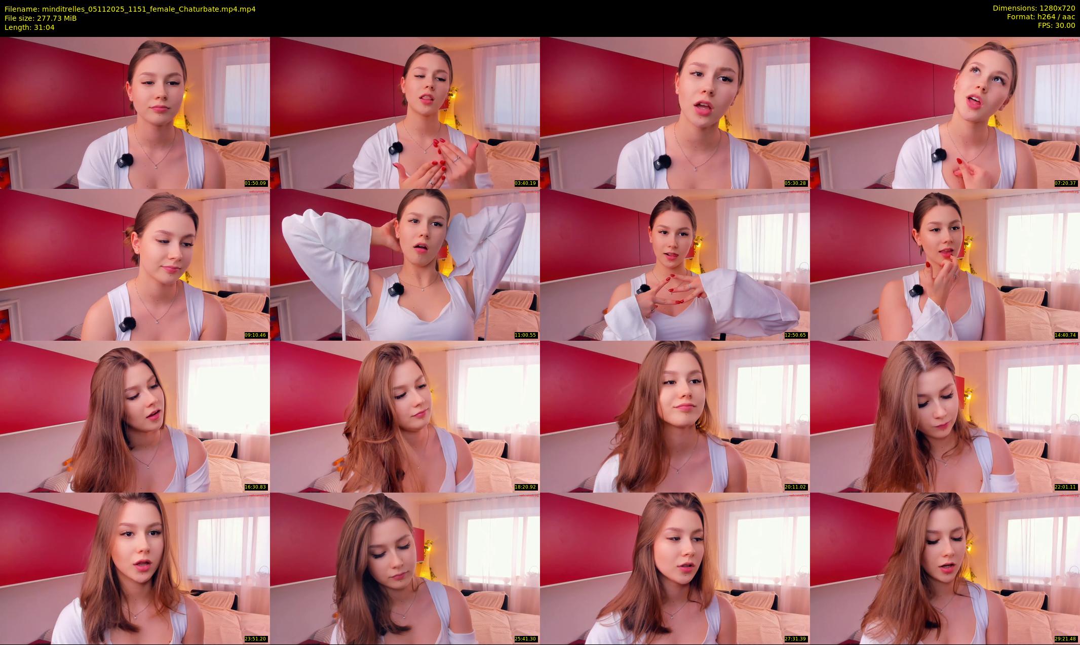minditrelles — 32 minute Chaturbate female cam show recording, 720p, Nov 5, 2025