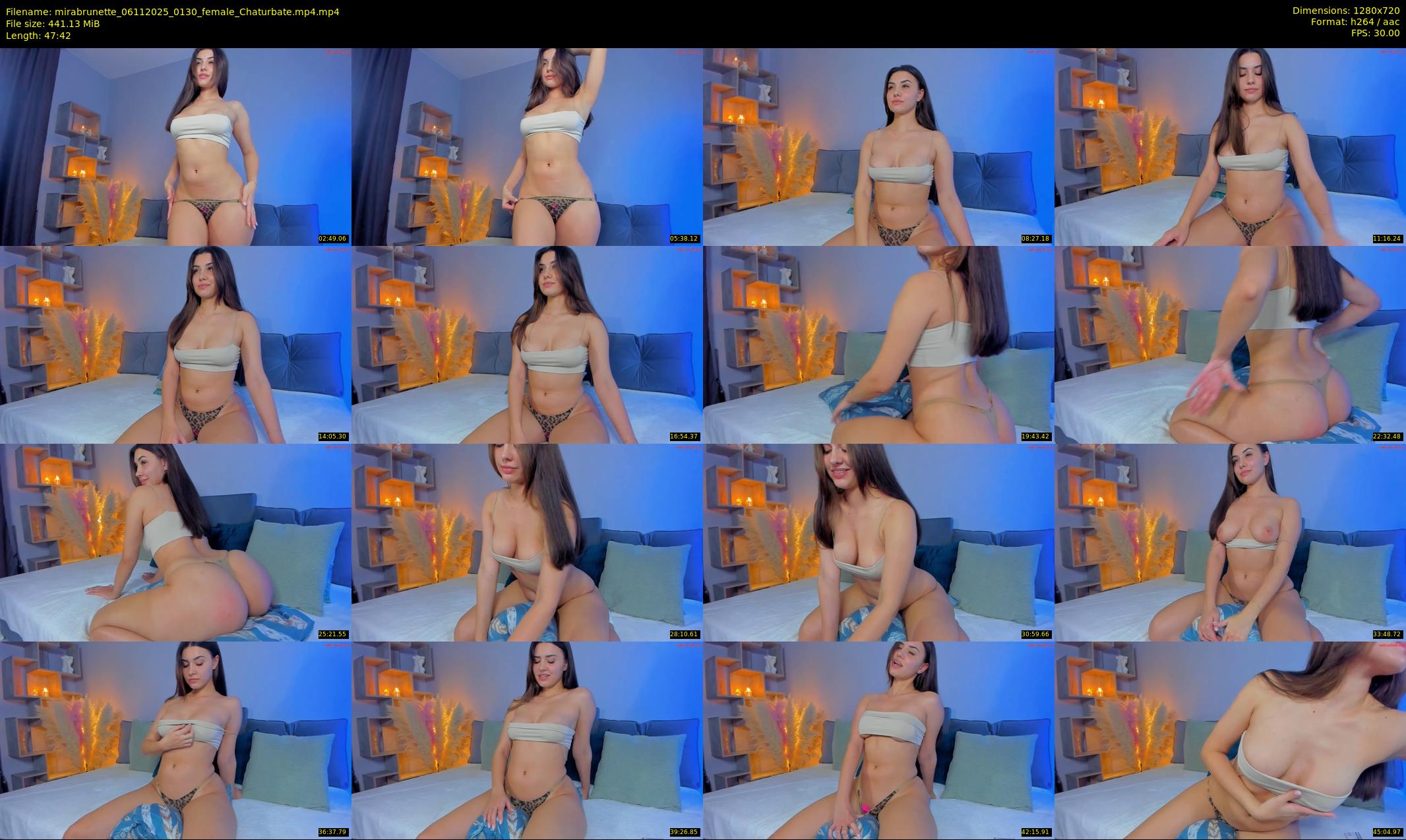 mirabrunette — 48 minute Chaturbate female cam show recording, 720p, Nov 6, 2025