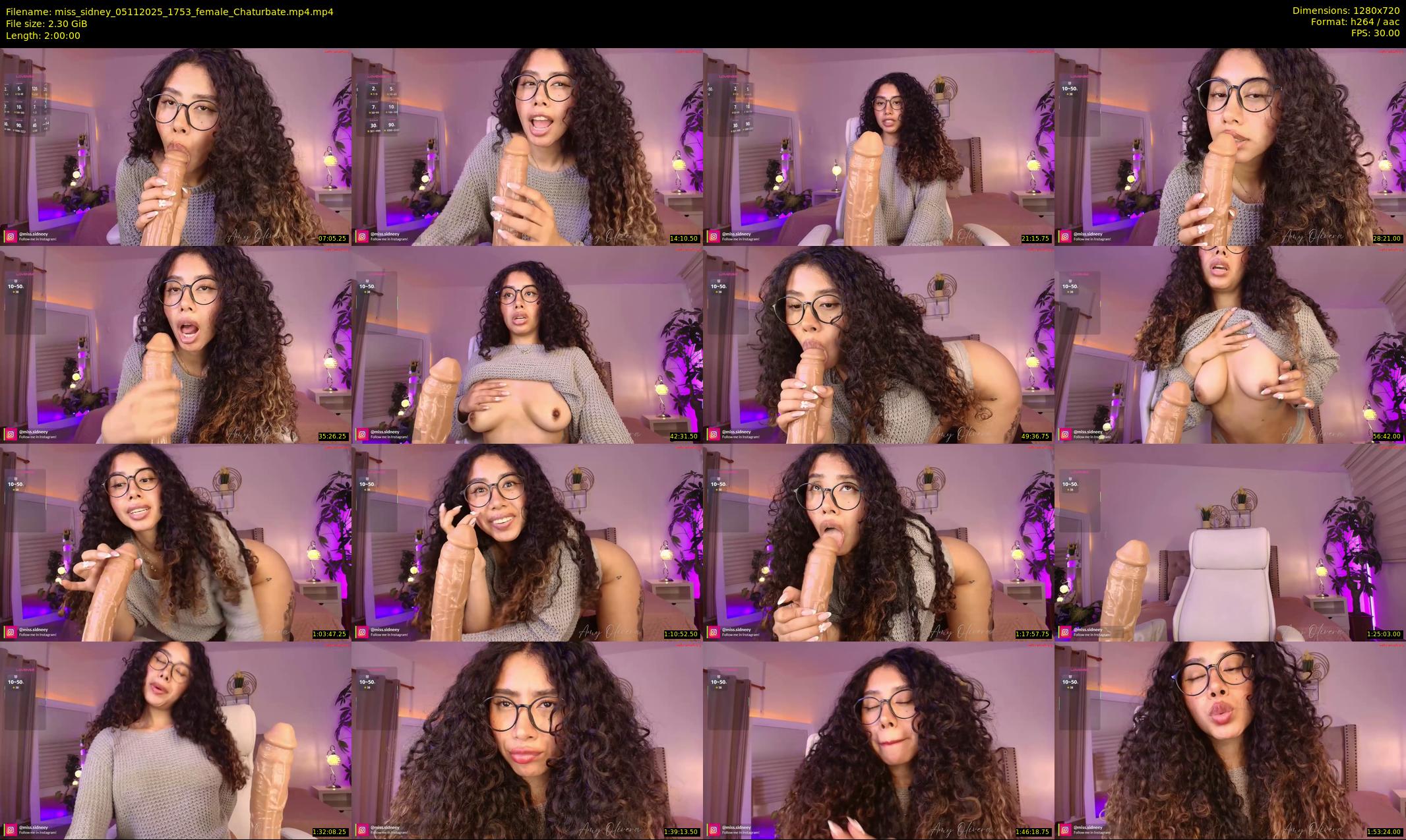 miss_sidney — 120 minute Chaturbate female cam show recording, 720p, Nov 5, 2025