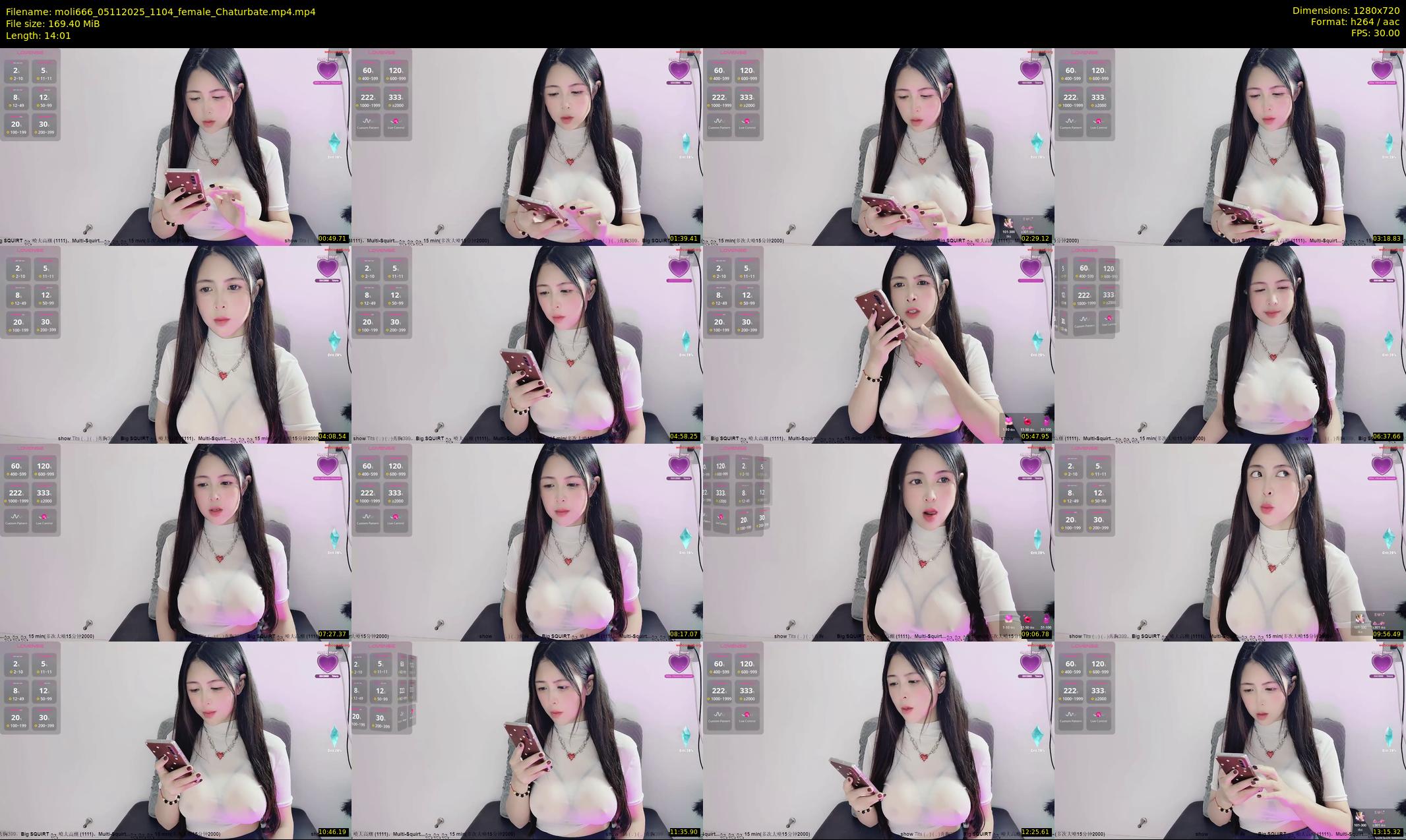 moli666 — 15 minute Chaturbate female cam show recording, 720p, Nov 5, 2025
