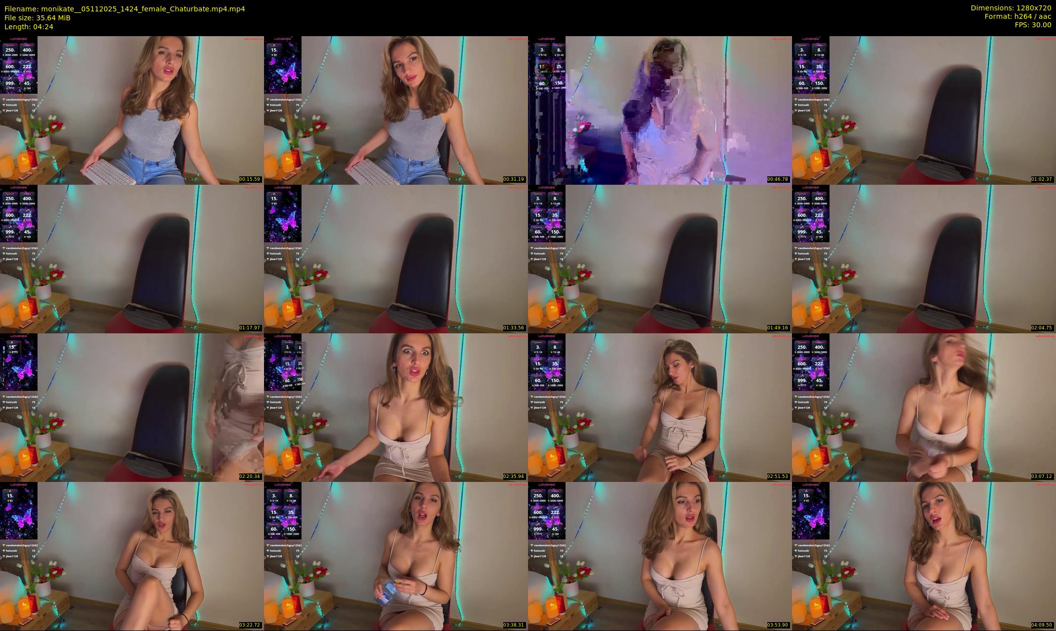 monikate_ — 5 minute Chaturbate couple cam show recording, 720p, Nov 5, 2025