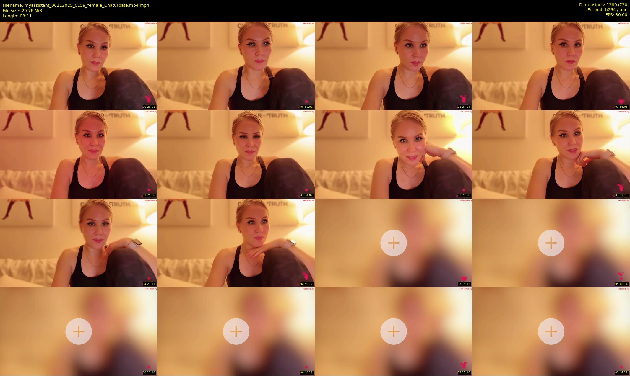 myassistant — 9 minute Chaturbate female cam show recording, 720p, Nov 6, 2025