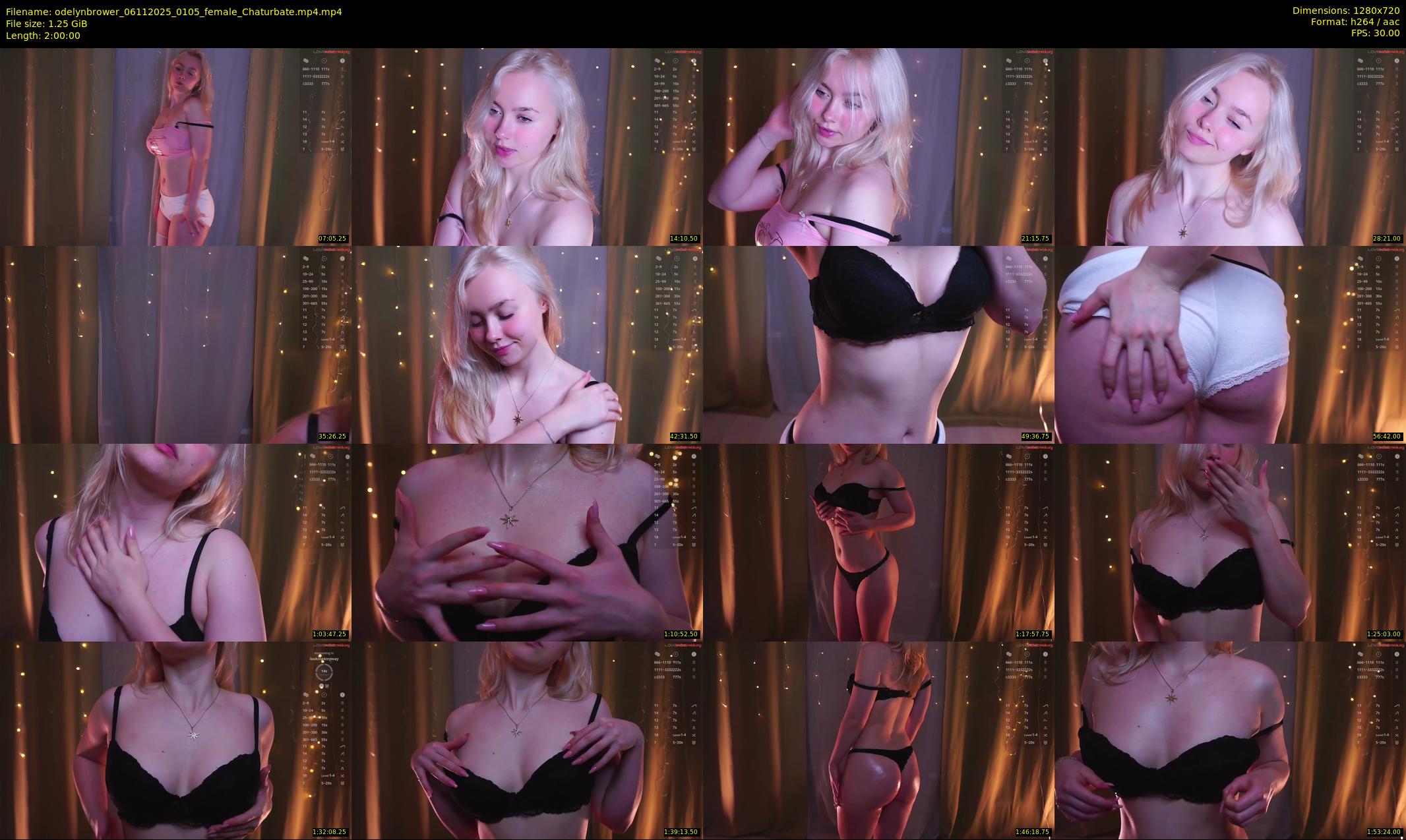 odelynbrower — 120 minute Chaturbate female cam show recording, 720p, Nov 6, 2025