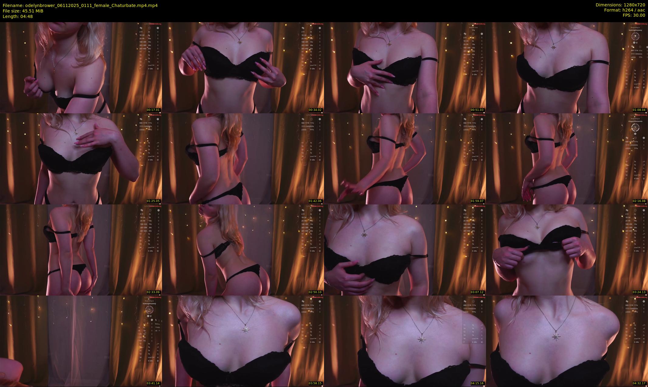 odelynbrower — 5 minute Chaturbate female cam show recording, 720p, Nov 6, 2025