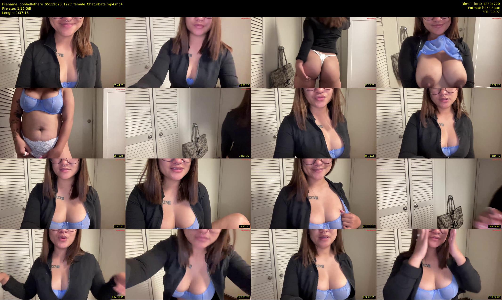 oohhellothere — 98 minute Chaturbate female cam show recording, 720p, Nov 5, 2025