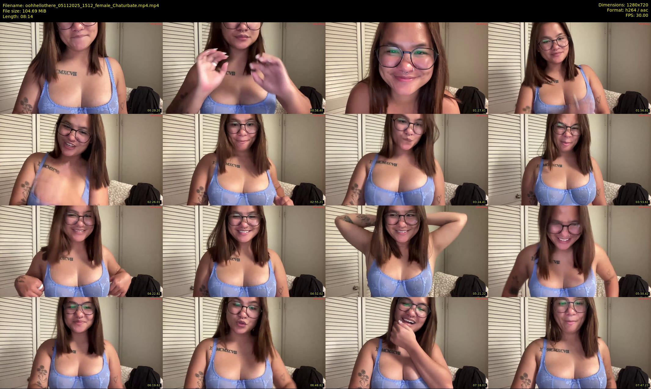 oohhellothere — 9 minute Chaturbate female cam show recording, 720p, Nov 5, 2025