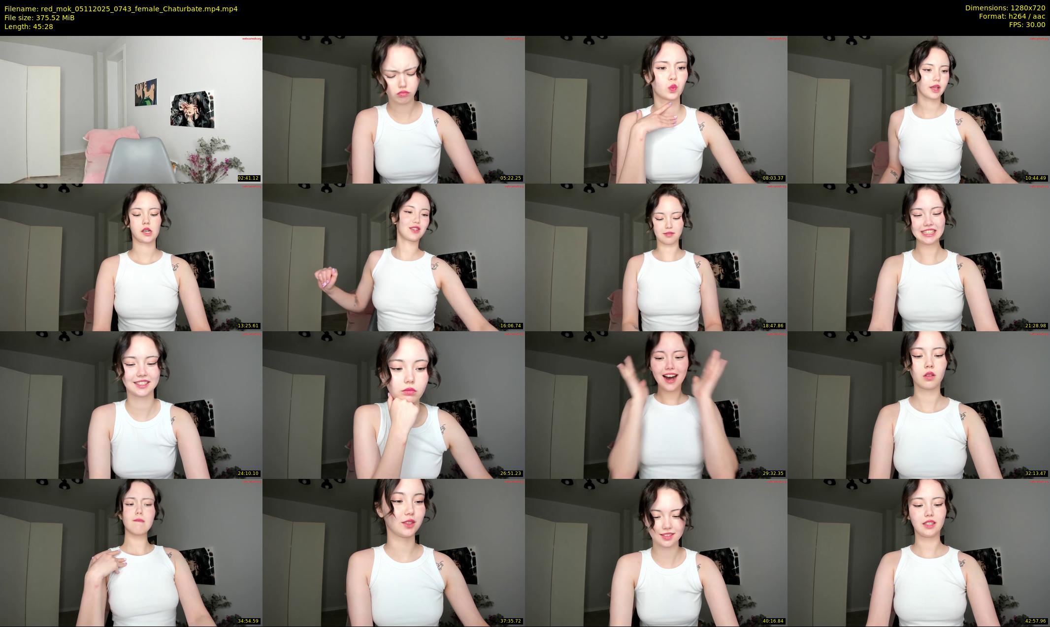 red_mok — 46 minute Chaturbate female cam show recording, 720p, Nov 5, 2025