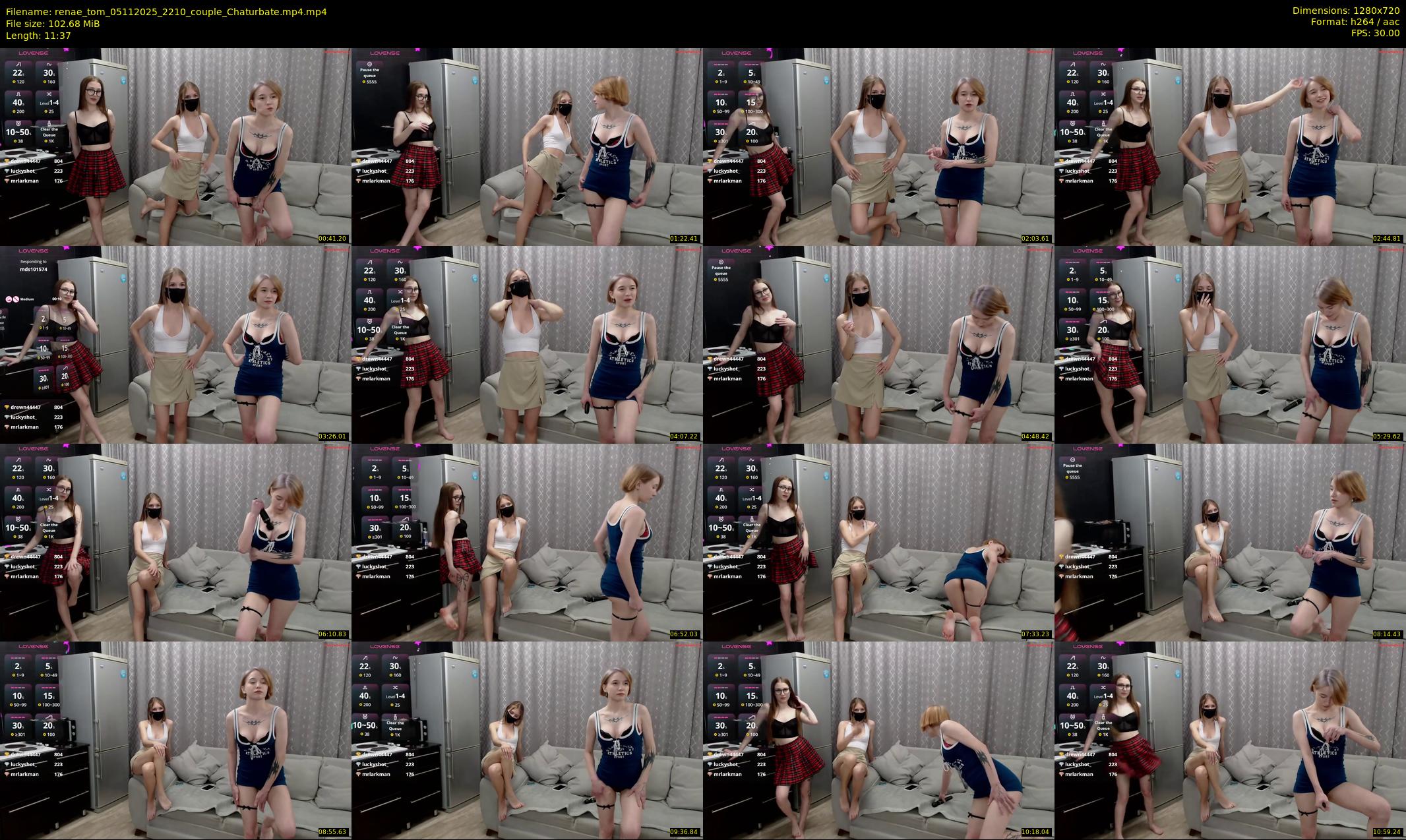 renae_tom — 12 minute Chaturbate couple cam show recording, 720p, Nov 5, 2025