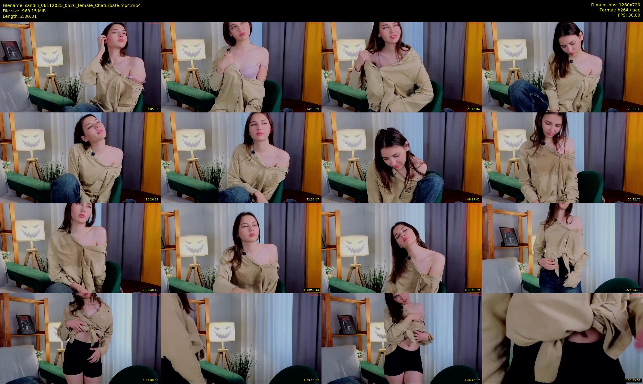 sandili — 121 minute Chaturbate female cam show recording, 720p, Nov 6, 2025